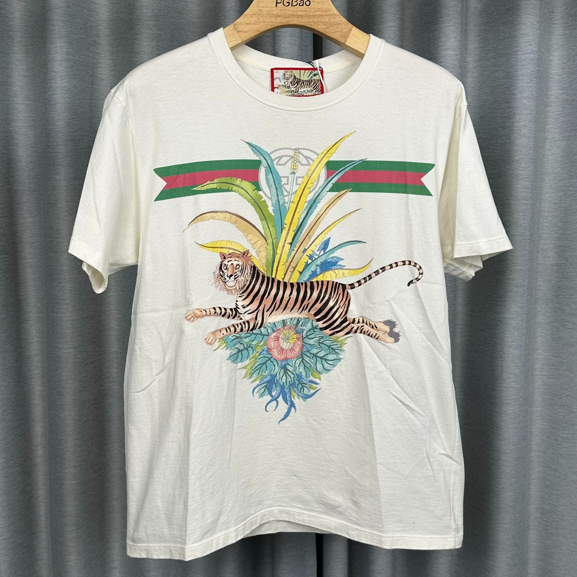 Gucci Gucci Tiger Floral Print T-Shirt Size S Size US S / EU 44-46 / 1 - 2 Thumbnail