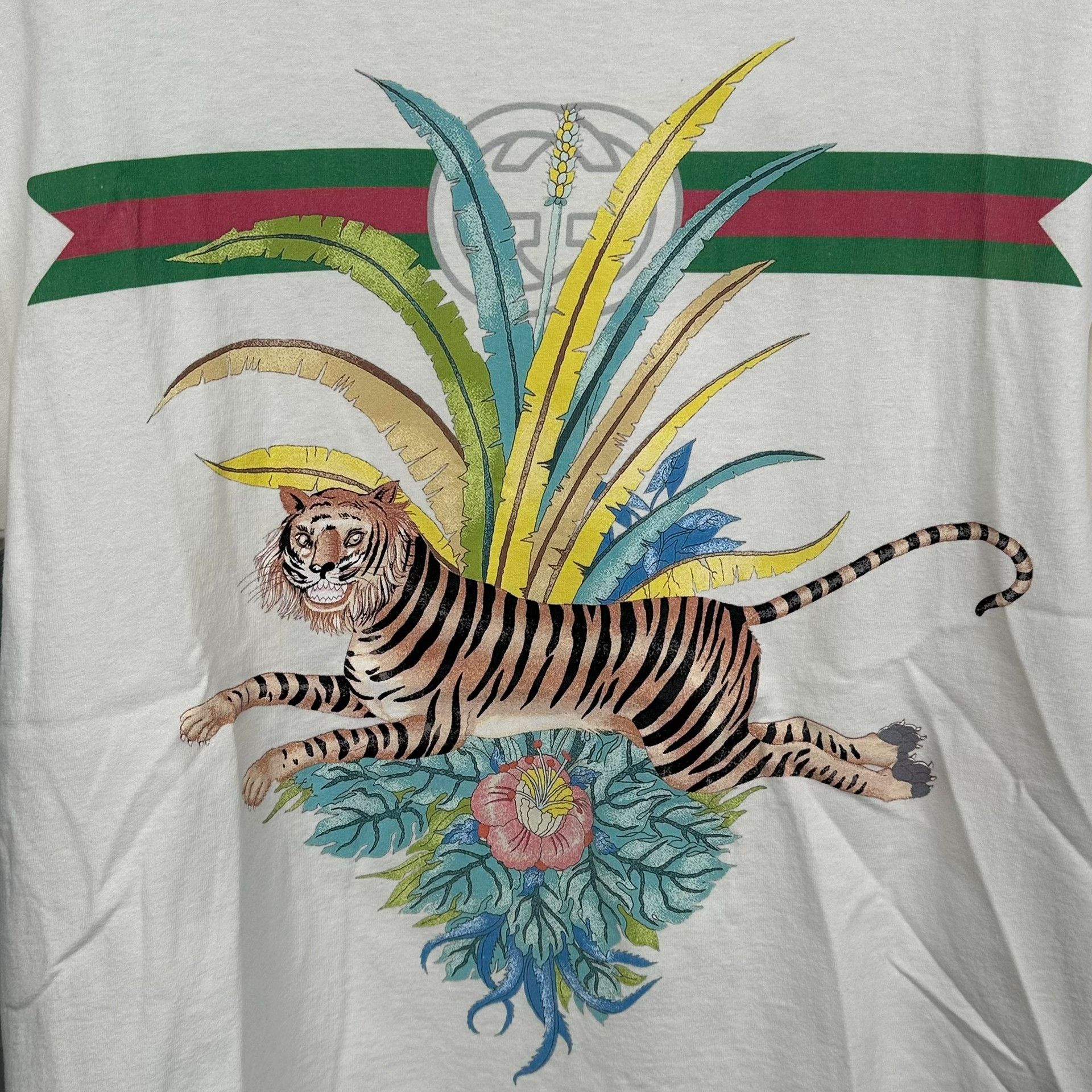 Gucci Gucci Tiger Floral Print T-Shirt Size S Size US S / EU 44-46 / 1 - 4 Thumbnail