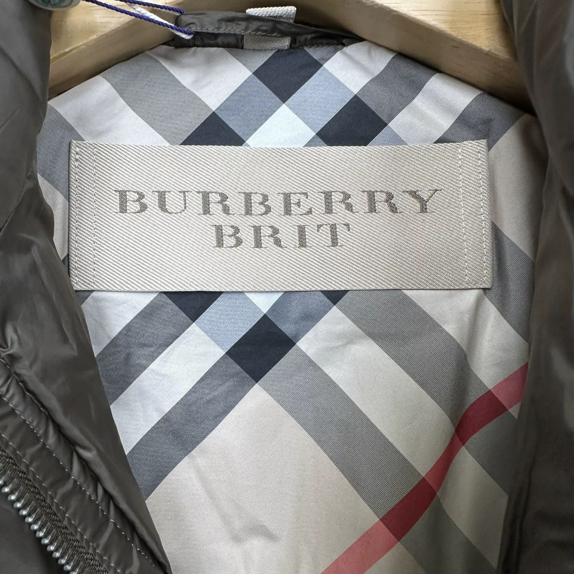 Burberry Burberry Brit Brown Down Jacket S Size S / US 4 / IT 40 - 4 Thumbnail