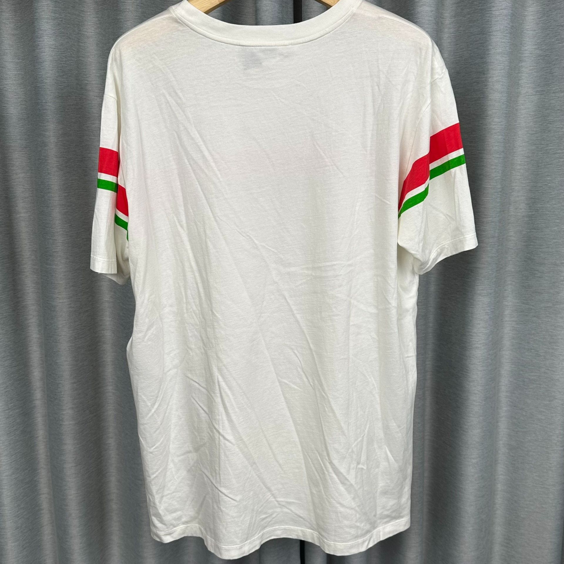 Gucci Gucci Web Stripe GG Logo T-Shirt Size M Size US M / EU 48-50 / 2 - 3 Thumbnail
