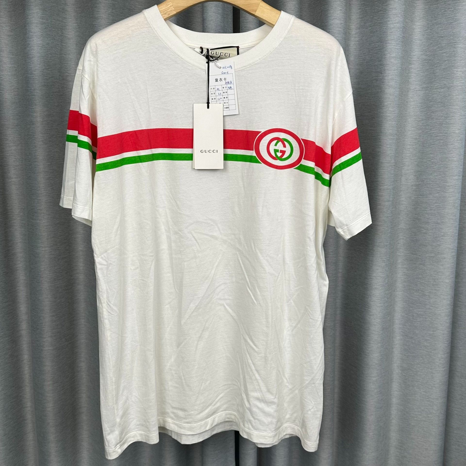 Gucci Gucci Web Stripe GG Logo T-Shirt Size M Size US M / EU 48-50 / 2 - 2 Thumbnail
