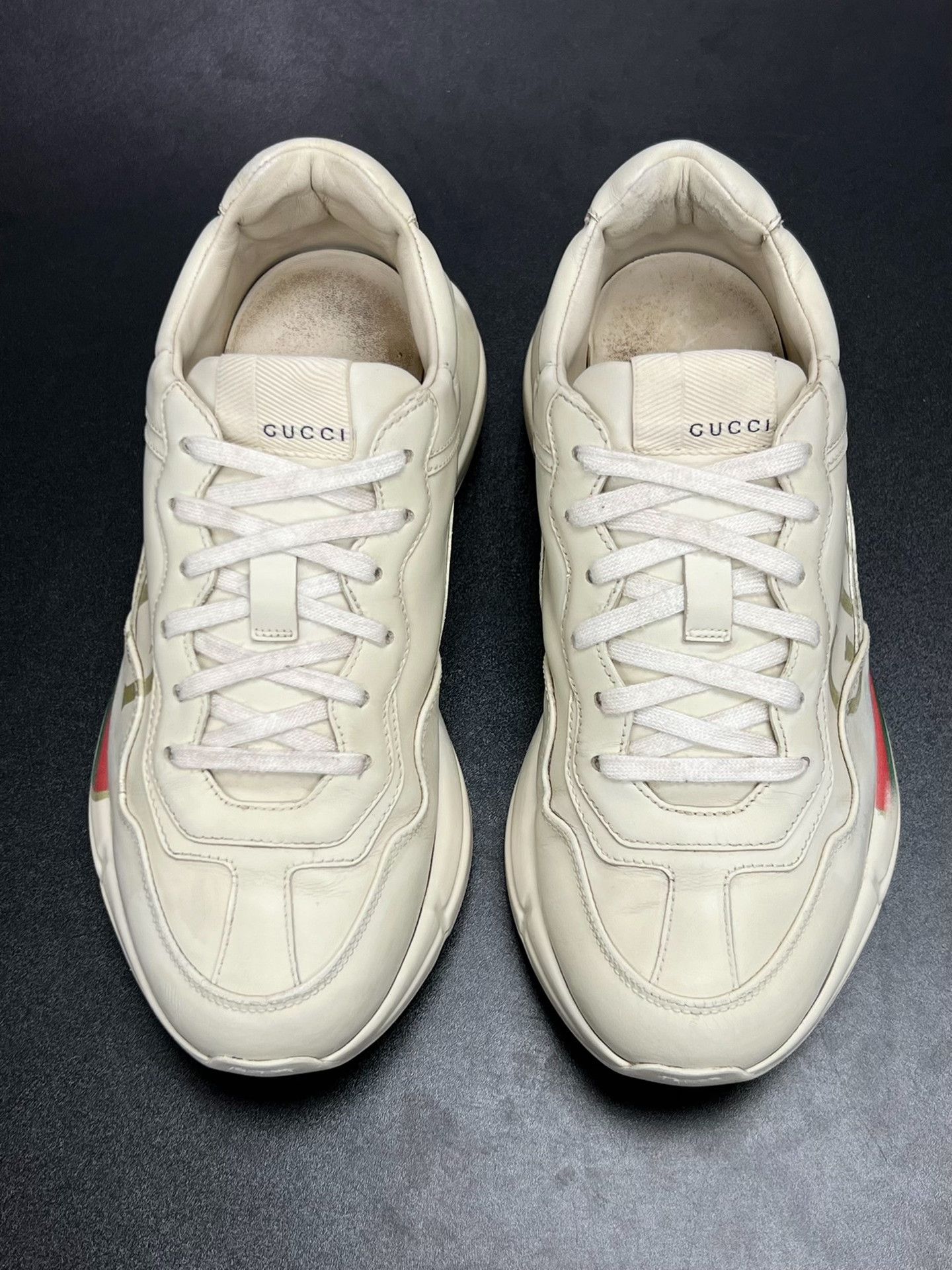 Gucci Gucci Retro White Lowtop Sneakers us_7 Women Size US 7 / IT 37 - 3 Thumbnail