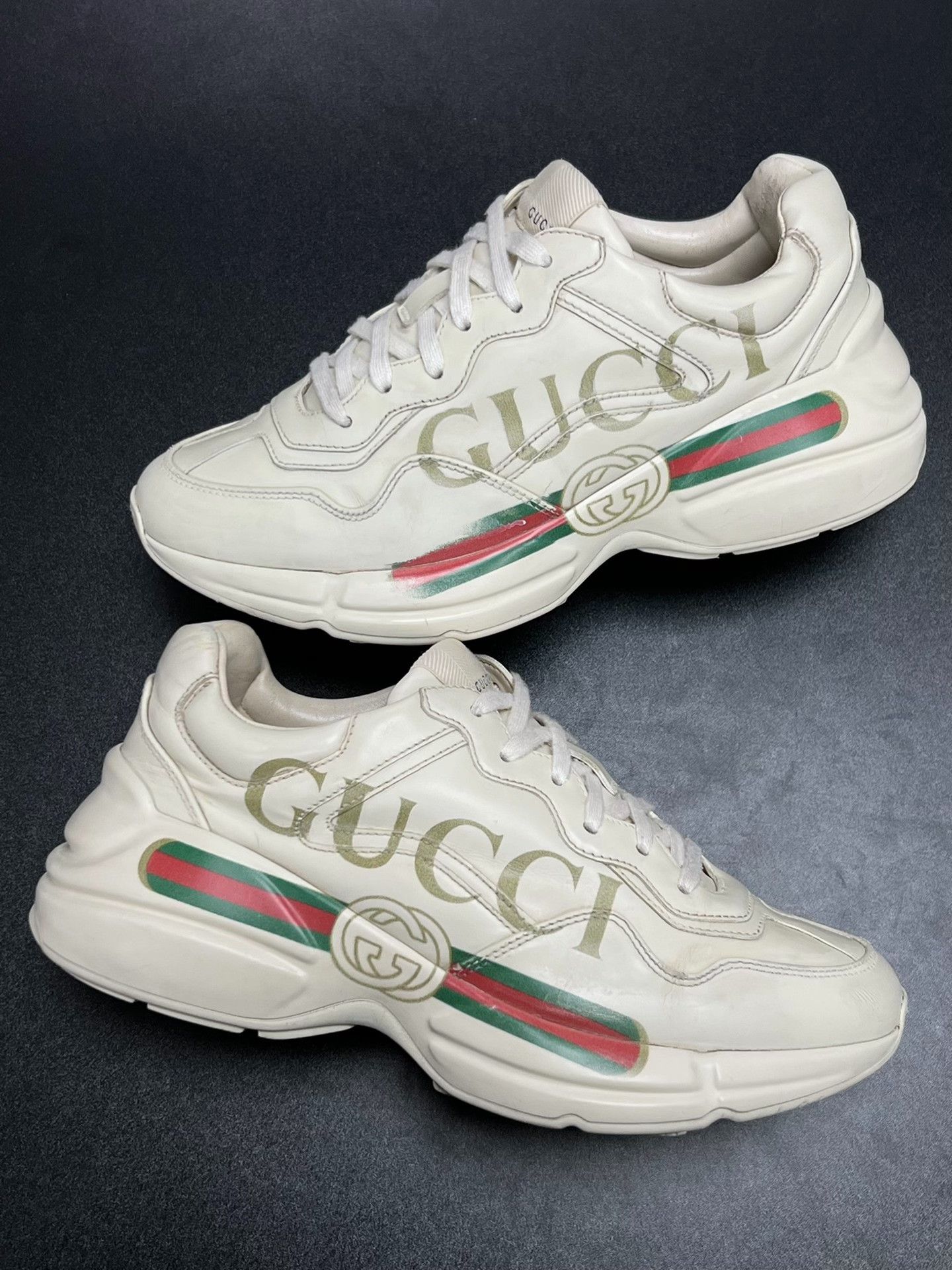 Gucci Gucci Retro White Lowtop Sneakers us_7 Women Size US 7 / IT 37 - 5 Thumbnail