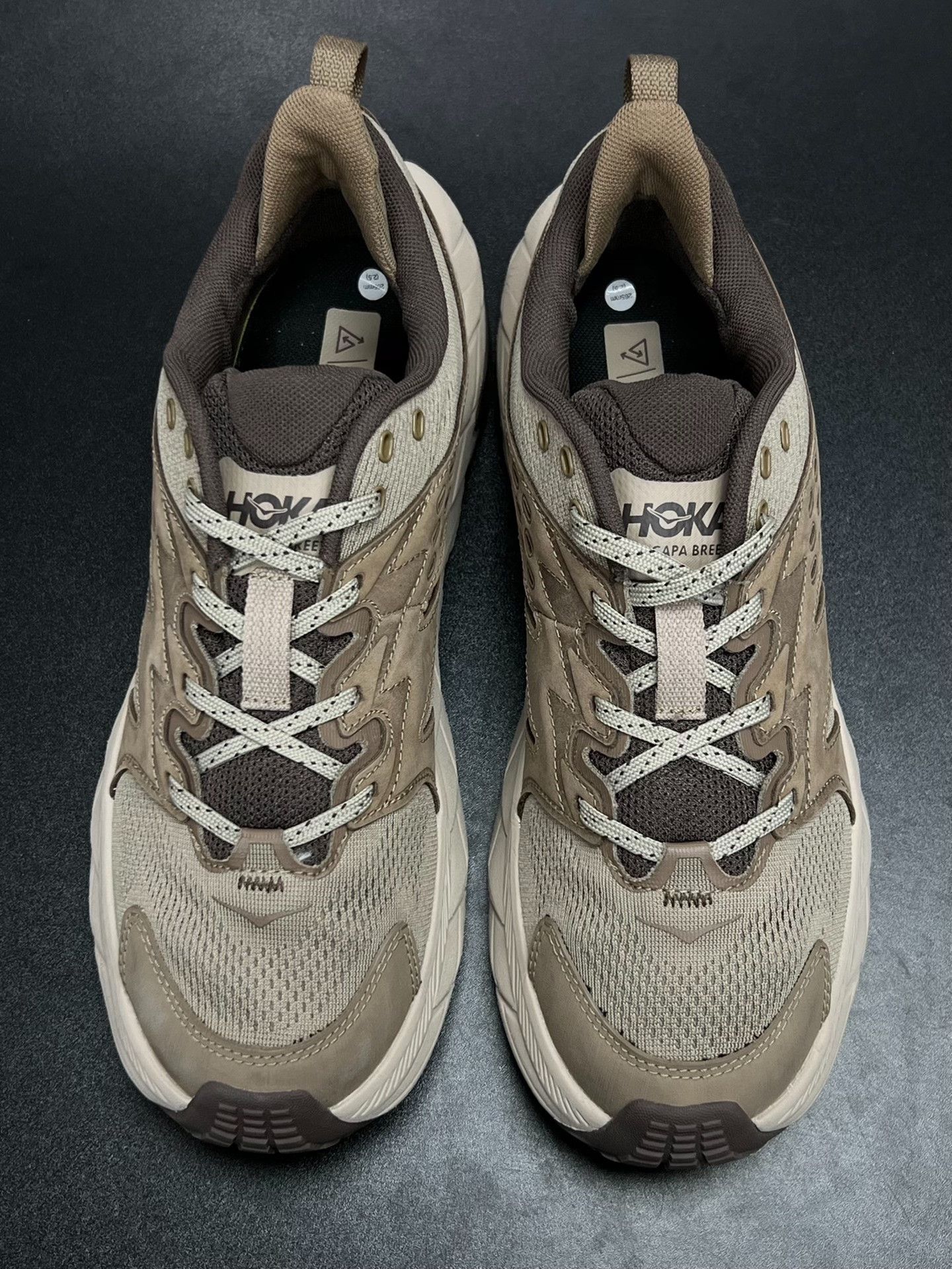 Hoka Hoka Running Beige Lowtop Sneakers 9 Men Size US 9 / EU 42 - 3 Thumbnail