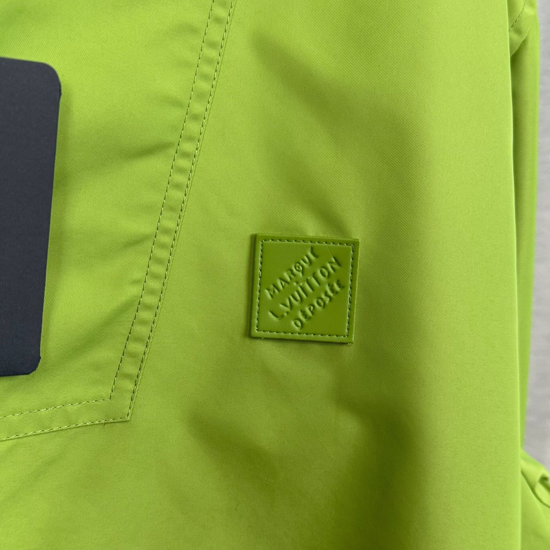 Louis Vuitton Louis Vuitton Green Damier Hooded Jacket M Size US M / EU 48-50 / 2 - 7 Thumbnail