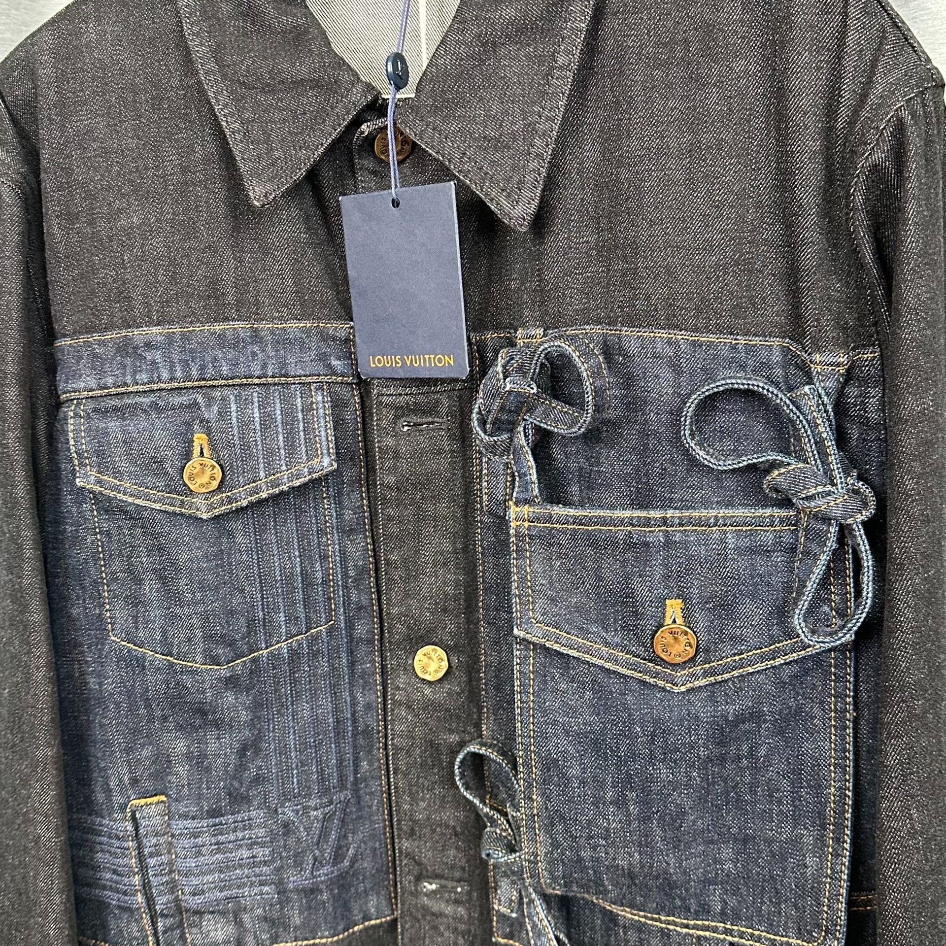 Louis Vuitton Louis Vuitton Contrast Stitch Denim Jacket 50 Size US M / EU 48-50 / 2 - 4 Thumbnail