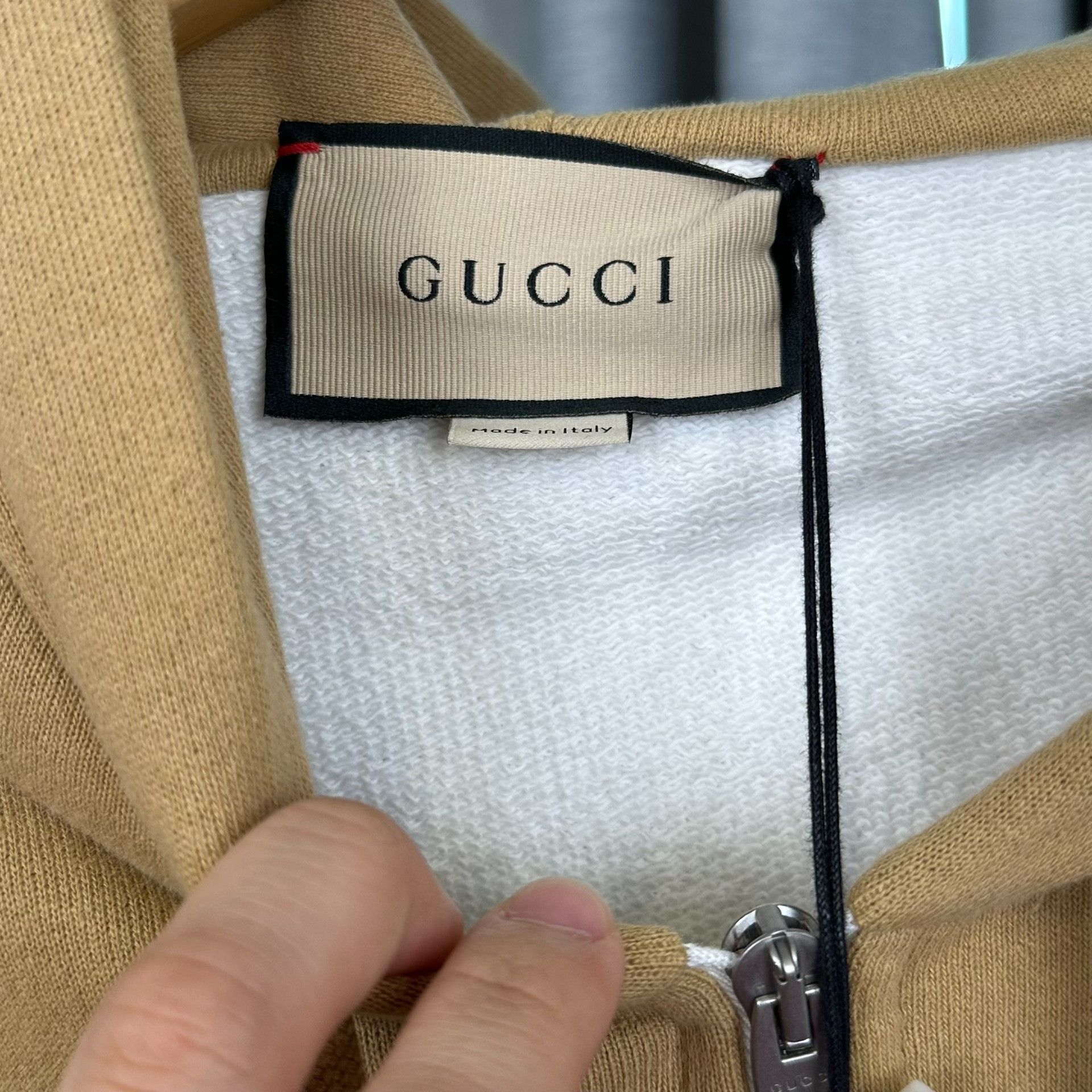 Gucci Gucci Web Stripe Logo Zip-Up Hoodie 3XL Size US XXL / EU 58 / 5 - 5 Thumbnail