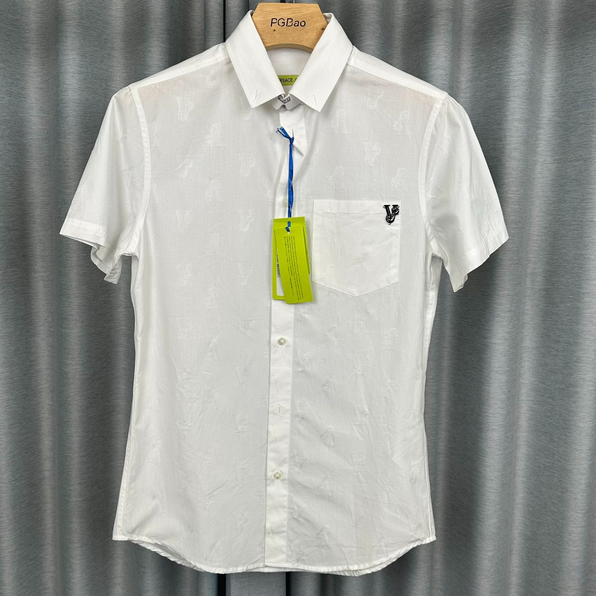 Versace Versace Jeans V Logo Short Sleeve Shirt XS Size US XS / EU 42 / 0 - 2 Thumbnail