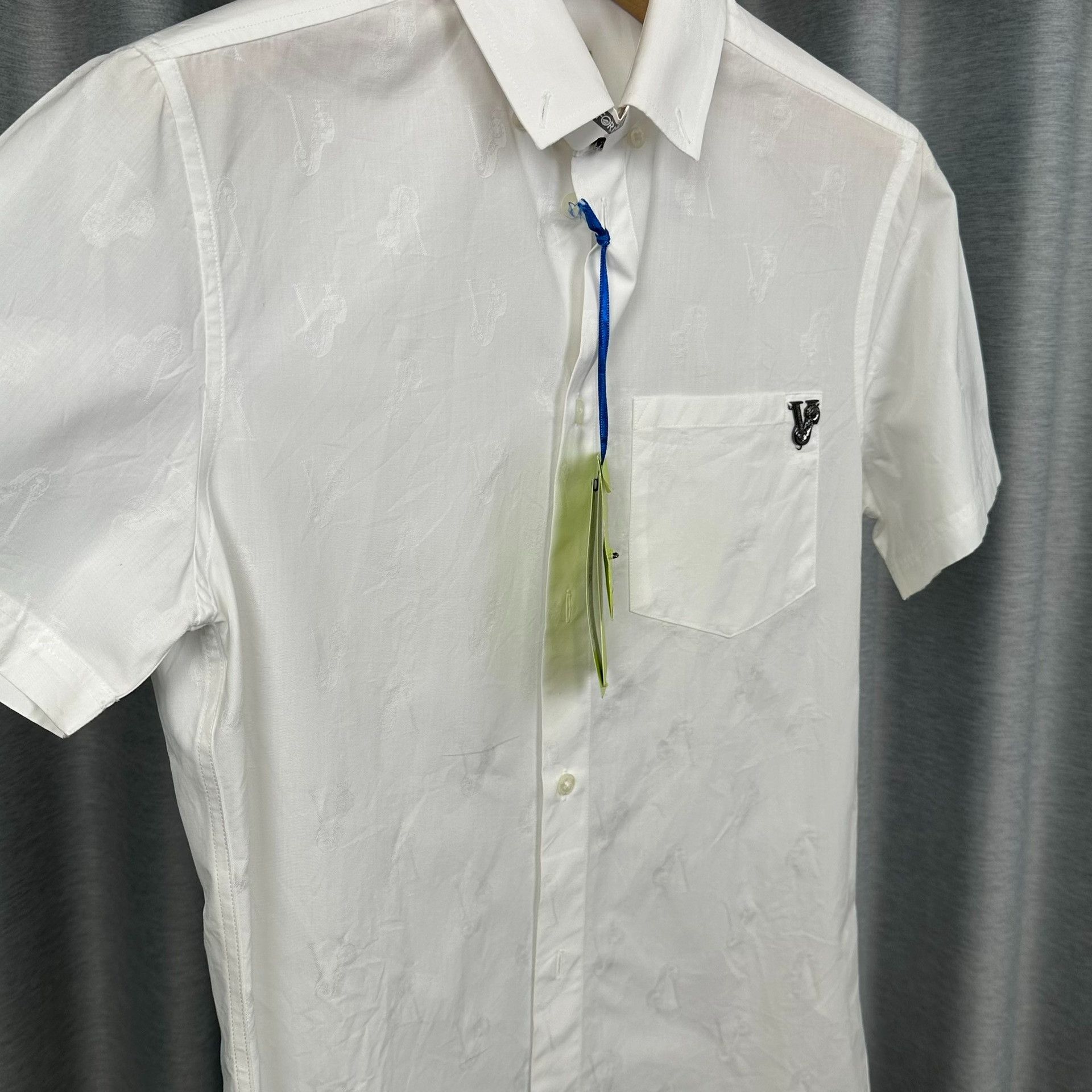 Versace Versace Jeans V Logo Short Sleeve Shirt XS Size US XS / EU 42 / 0 - 4 Thumbnail