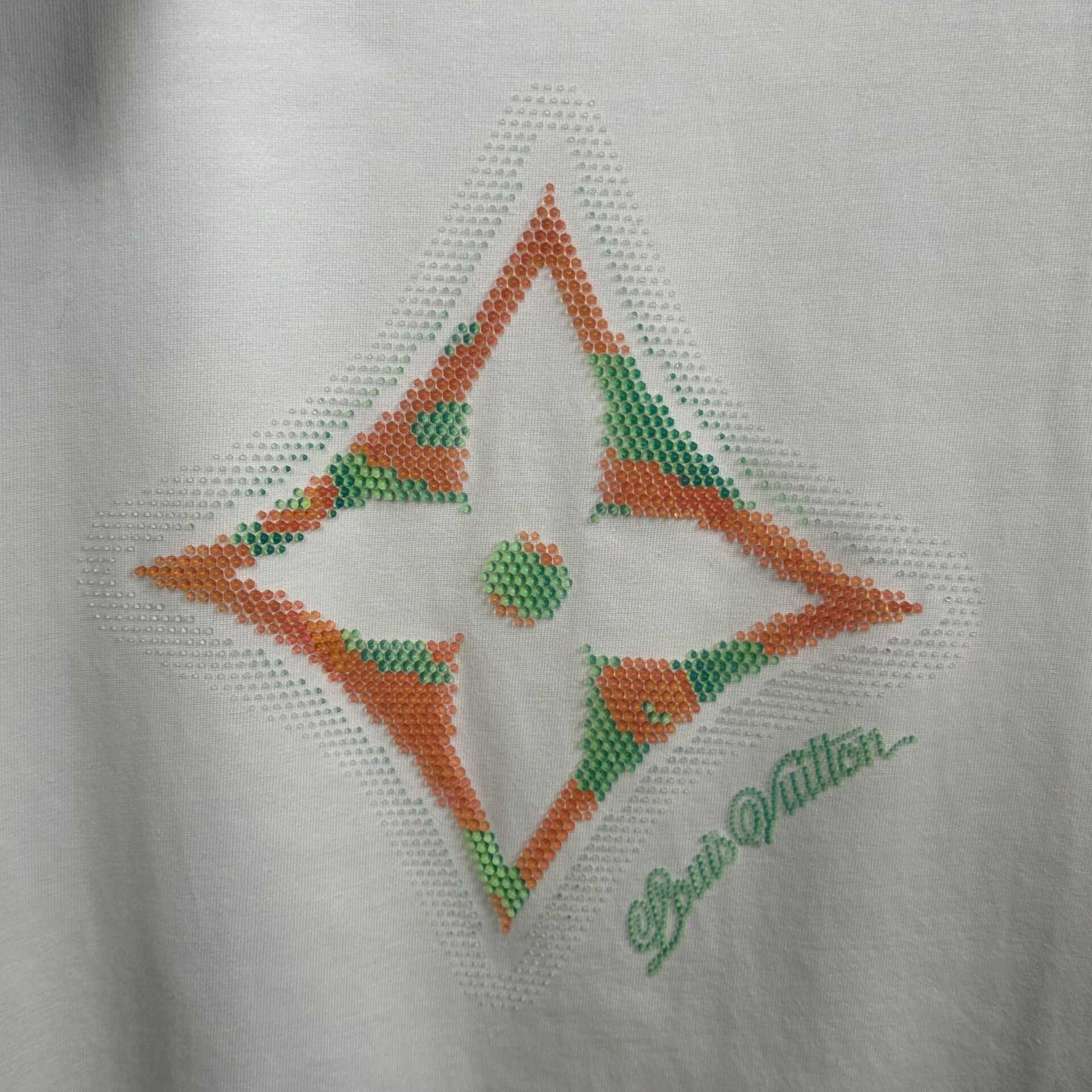 Louis Vuitton Louis Vuitton Geometric Embroidery T-Shirt L Size US L / EU 52-54 / 3 - 4 Thumbnail