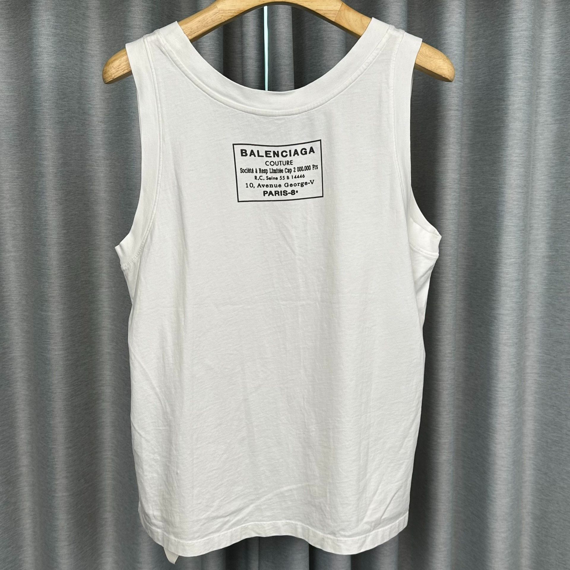 Balenciaga Balenciaga Couture Graphic Tank Top Size M Size US M / EU 48-50 / 2 - 3 Thumbnail