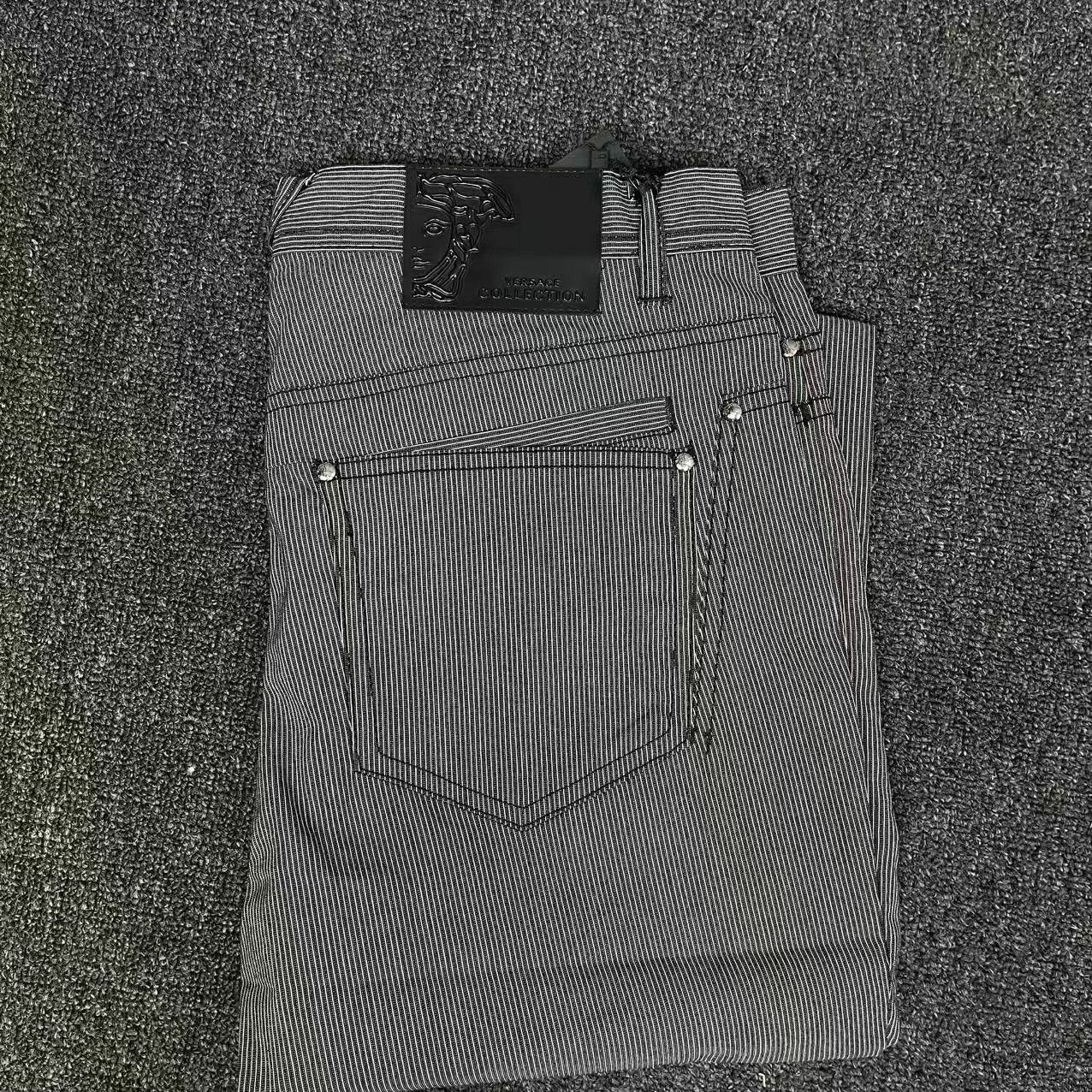 Versace Versace Collection Pinstripe Jeans US 32 Size US 32 / EU 48 - 4 Thumbnail