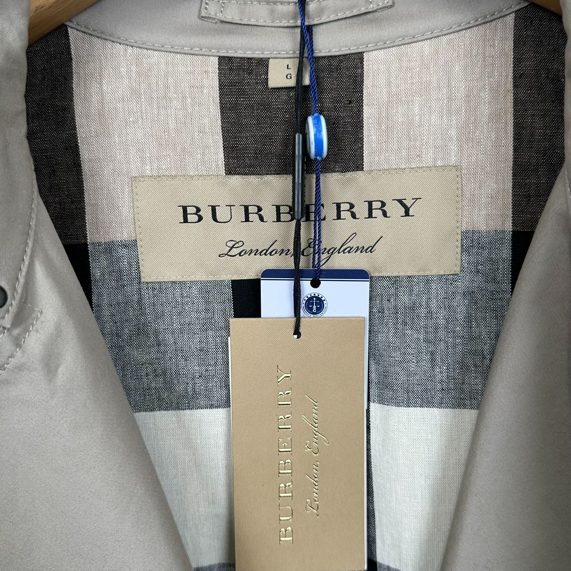 Burberry Burberry Classic Check Lining Trench Coat L Size US L / EU 52-54 / 3 - 4 Thumbnail