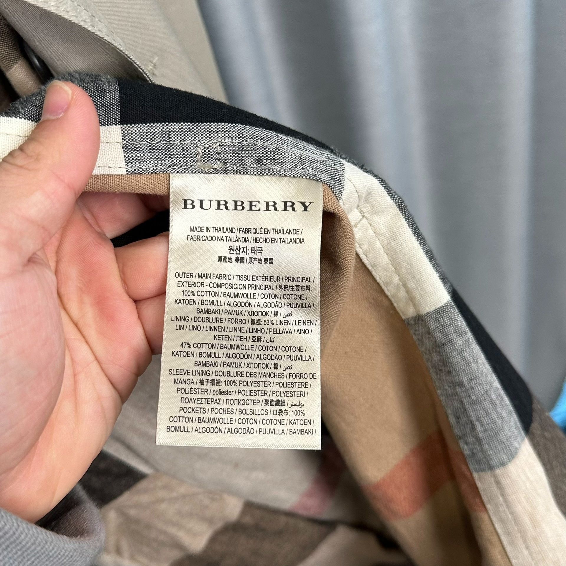 Burberry Burberry Classic Check Lining Trench Coat L Size US L / EU 52-54 / 3 - 6 Thumbnail