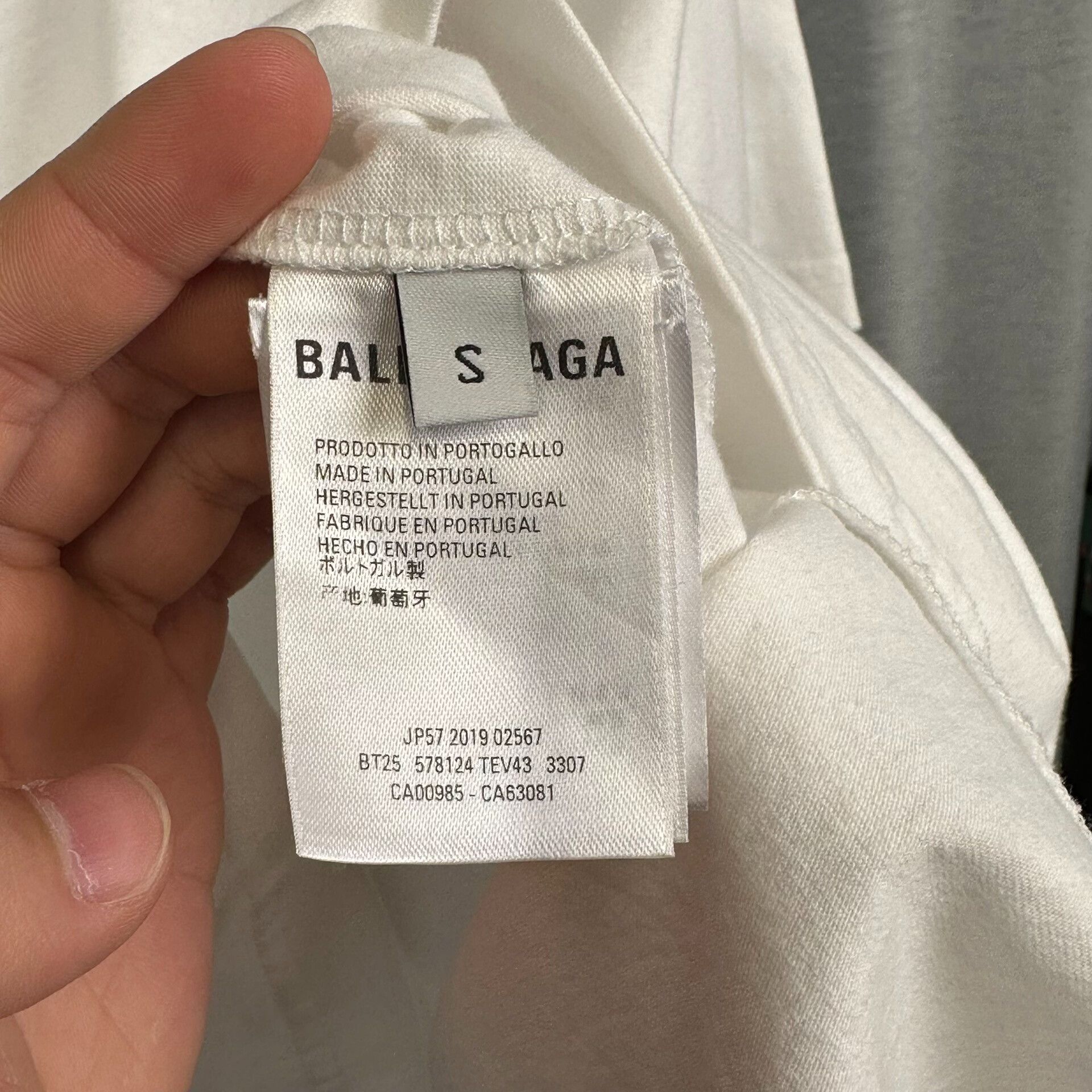 Balenciaga Balenciaga Back Logo T-Shirt White Size S Size US S / EU 44-46 / 1 - 6 Thumbnail