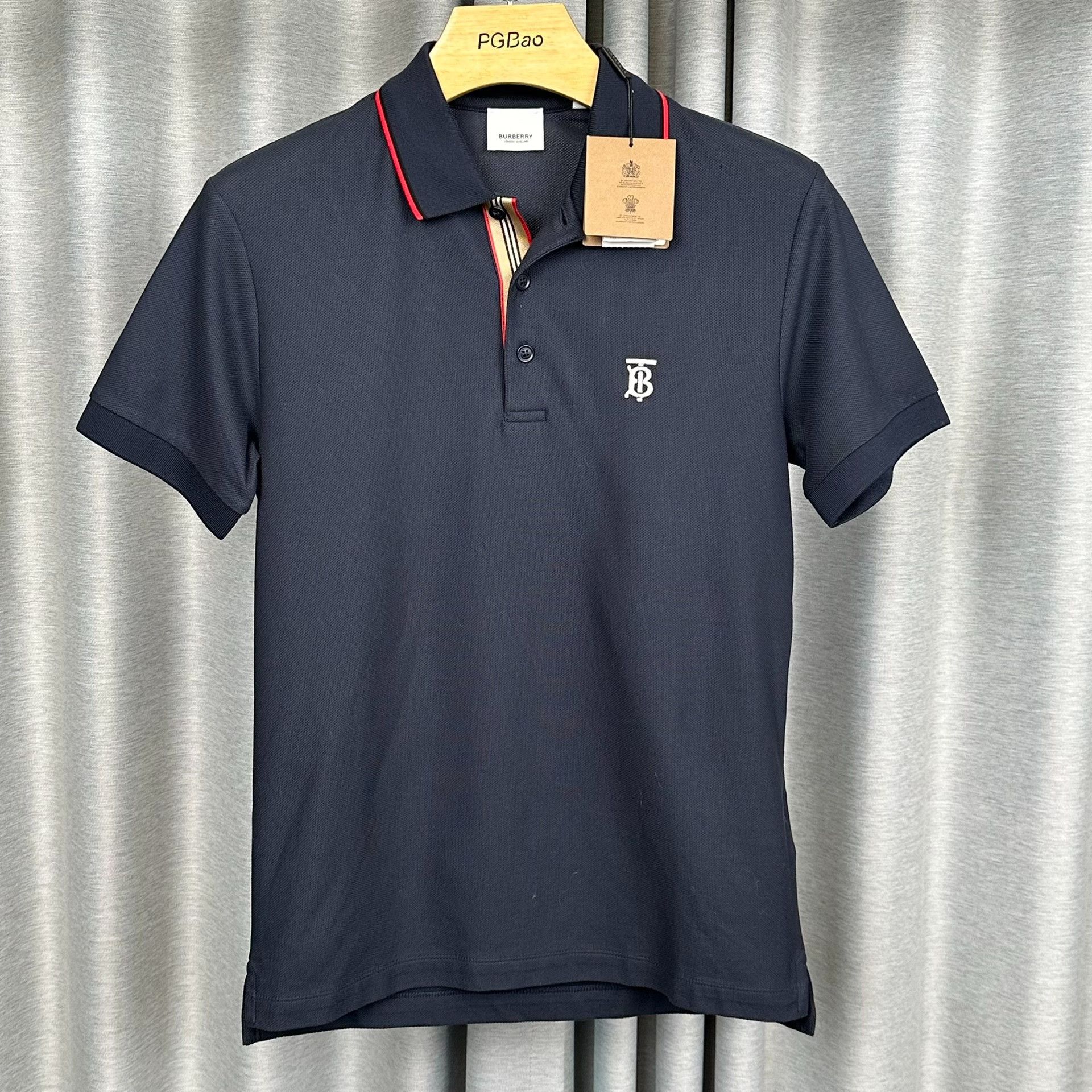 Burberry Burberry TB Monogram Stripe Trim Polo XS Size US XS / EU 42 / 0 - 2 Thumbnail
