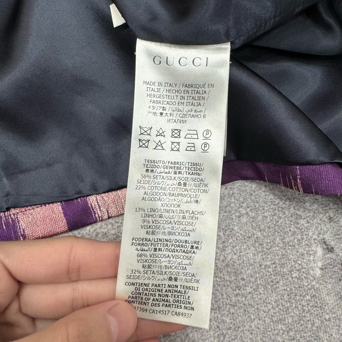 Gucci Gucci Silk Blend Ikat Short Sleeve Shirt EU 46 Size US S / EU 44-46 / 1 - 6 Thumbnail