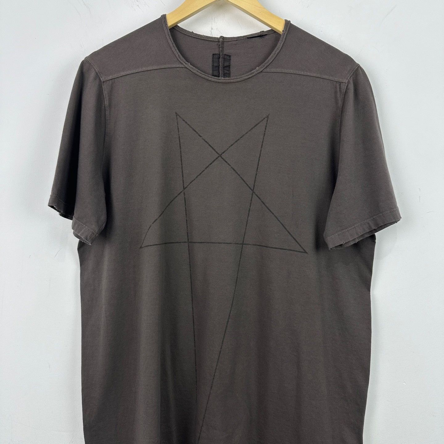Rick Owens Rick Owens Pentagram Graphic T-Shirt L Size US L / EU 52-54 / 3 - 4 Thumbnail