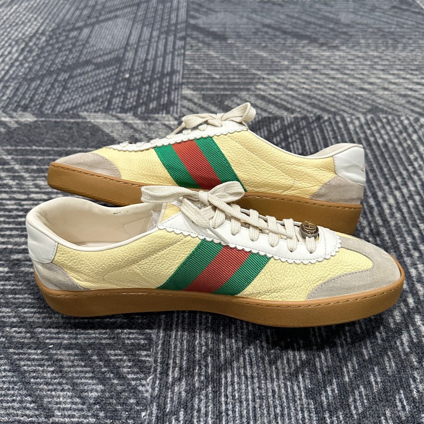Gucci Gucci Bee G74 Web Low-Top Sneakers 43 Size US 10 / EU 43 - 6 Thumbnail