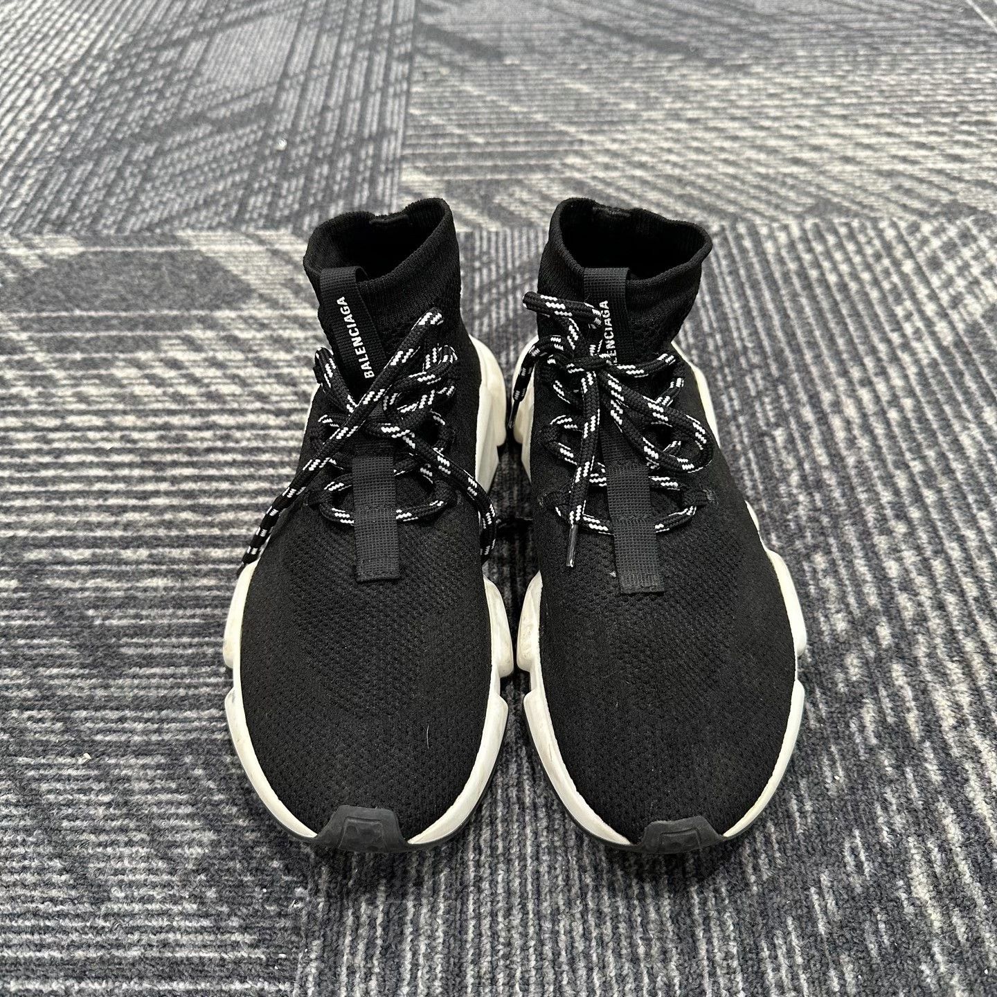 Balenciaga Balenciaga Black Sock Sneakers 40 Size US 7 / EU 40 - 3 Thumbnail