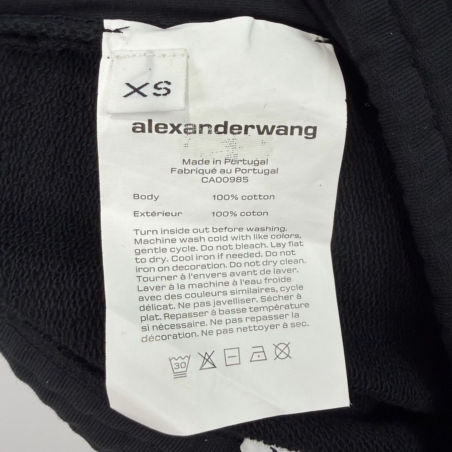 Alexander Wang Alexander Wang Logo Print Midi Skirt XS Size 26" / US 2 / IT 38 - 6 Thumbnail