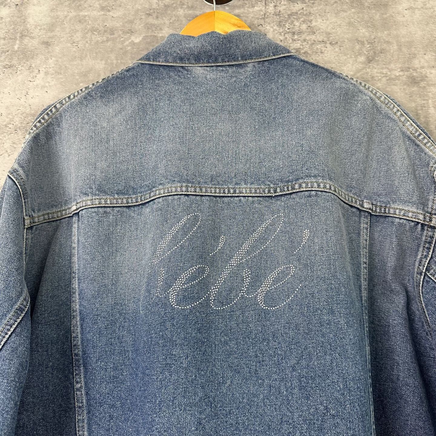 Balenciaga Balenciaga BeBe Rhinestone Denim Jacket 34 Size XS / US 0-2 / IT 36-38 - 6 Thumbnail