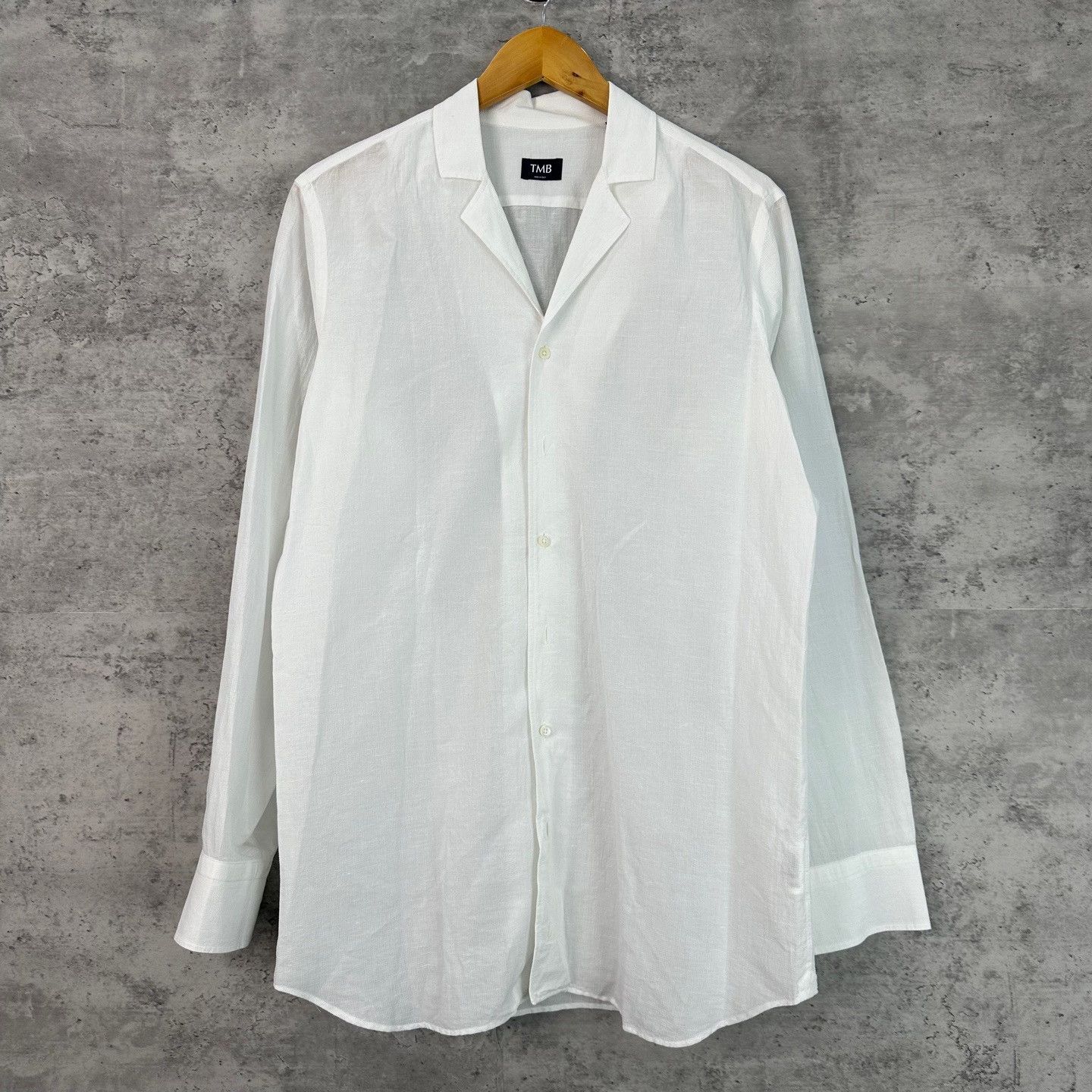 Tombolini Tombolini Cotton Linen Camp Collar Shirt Size M Size US M / EU 48-50 / 2 - 2 Thumbnail