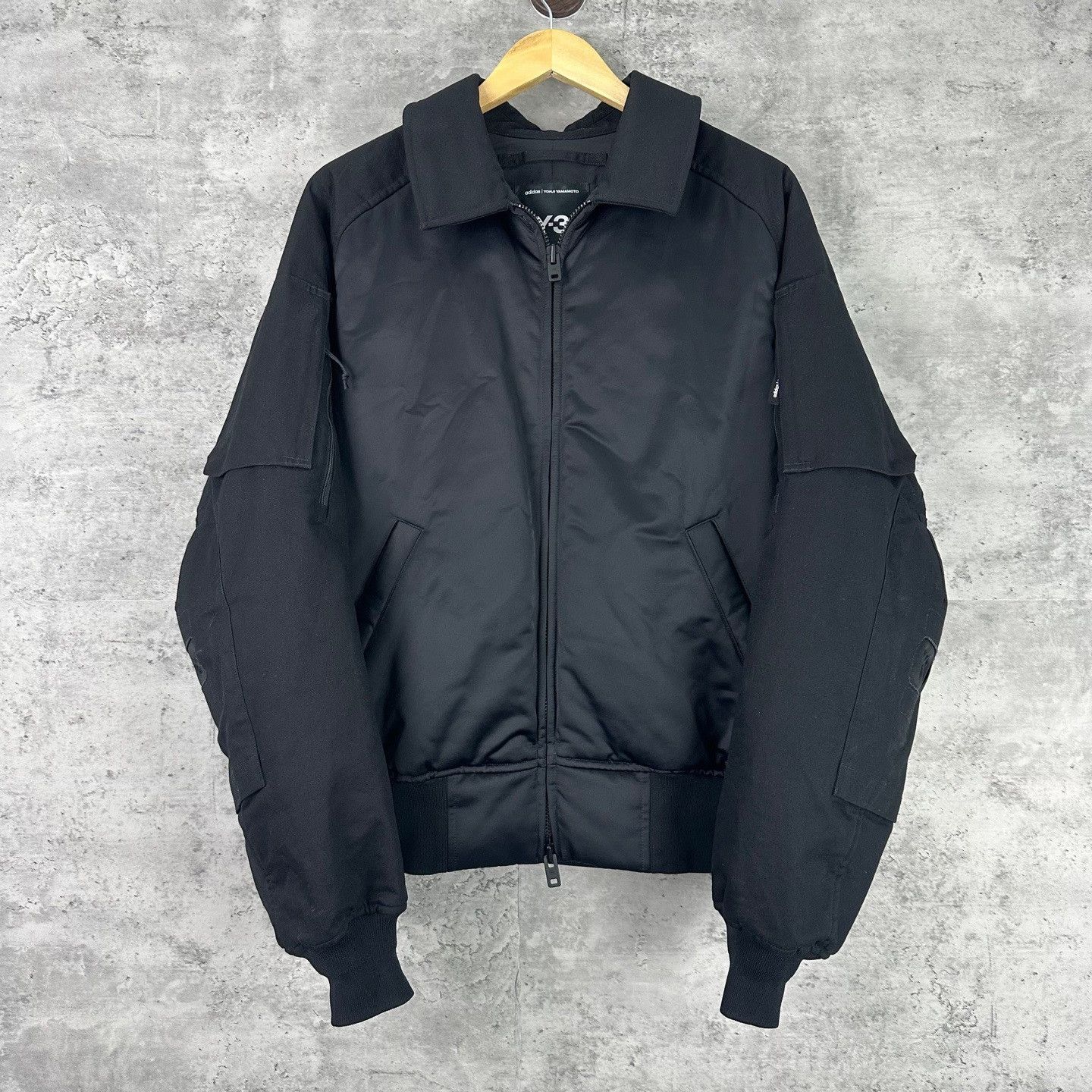 Y-3 Y-3 Twill Paneled Bomber Jacket Size S Size US S / EU 44-46 / 1 - 2 Thumbnail