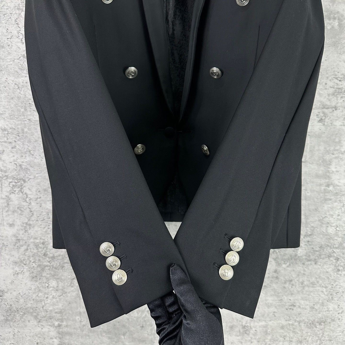 Balmain Balmain Double Breasted Wool Blazer 40R Size 40R - 5 Thumbnail
