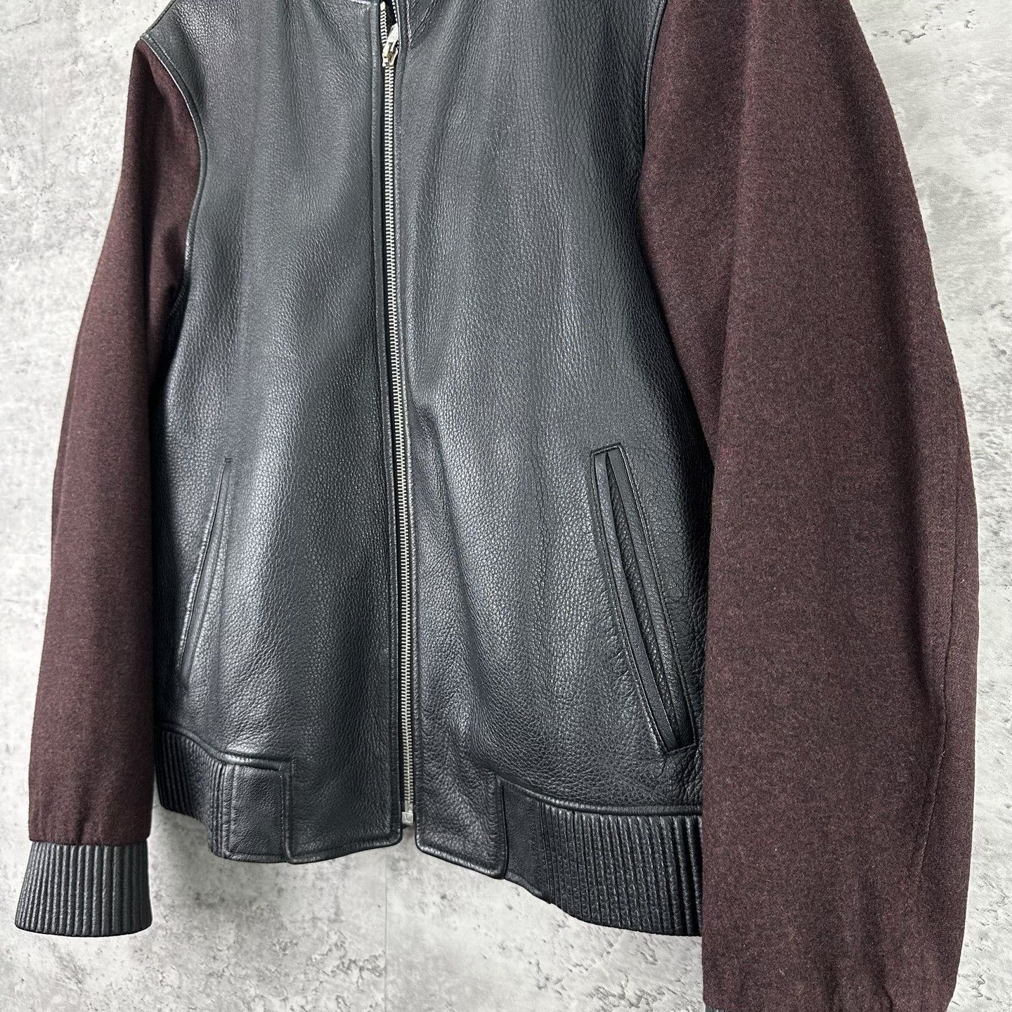 Louis Vuitton Louis Vuitton Deerskin Wool Bomber Jacket 48 Size US M / EU 48-50 / 2 - 5 Thumbnail