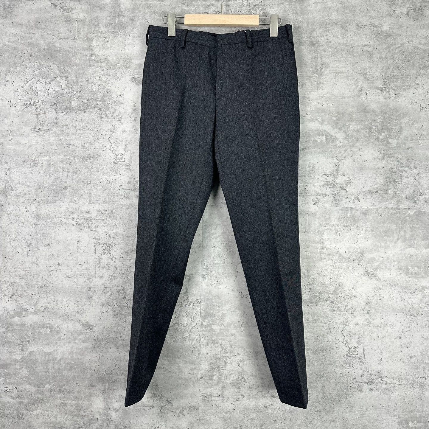 Prada Prada Charcoal Wool Casual Trousers Size 28 Size US 28 / EU 44 - 2 Thumbnail