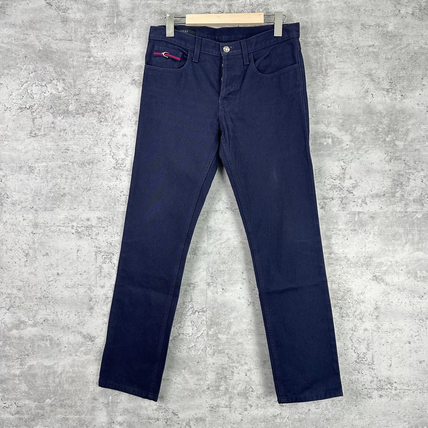 Gucci Gucci Navy Cotton Casual Pants 44 Size US 28 / EU 44 - 2 Thumbnail