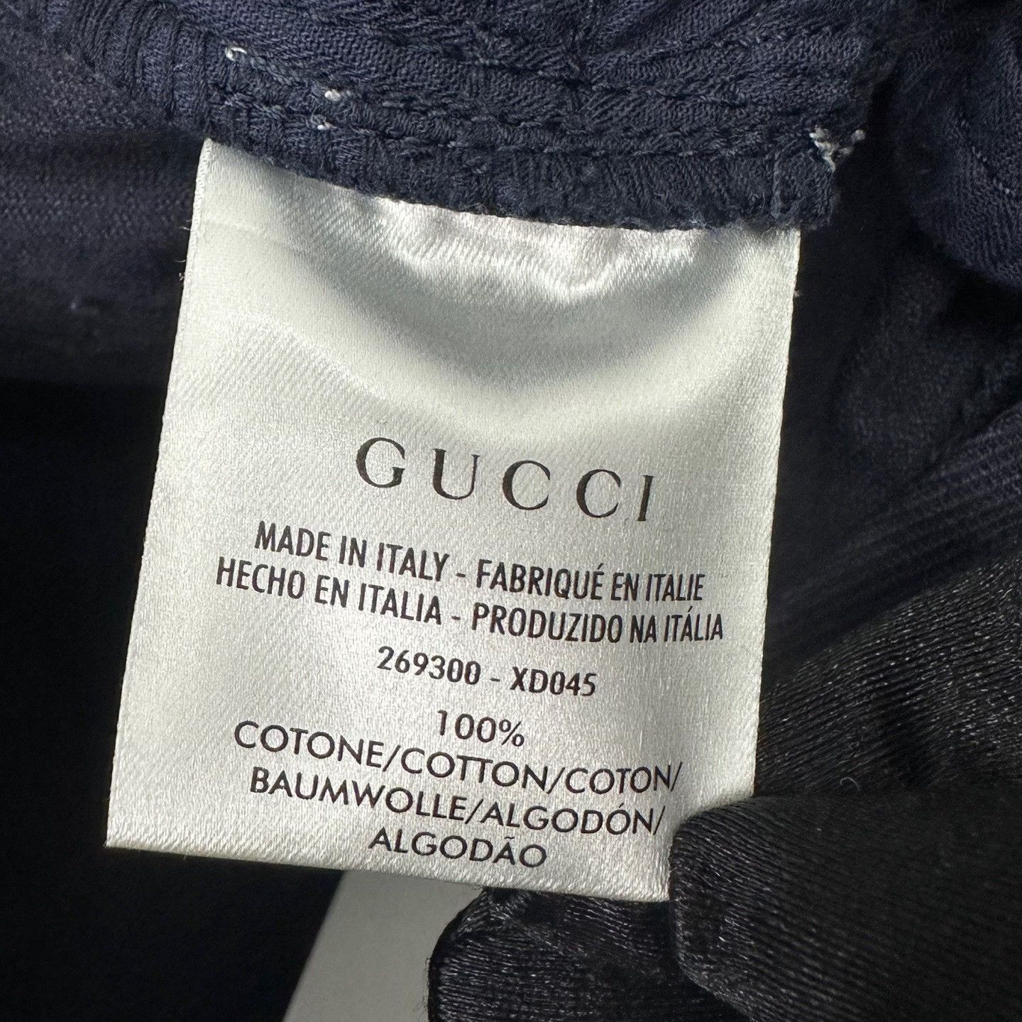 Gucci Gucci Navy Cotton Casual Pants 44 Size US 28 / EU 44 - 6 Thumbnail