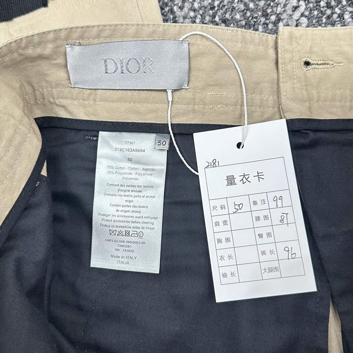 Dior Dior Buckle Pocket Cargo Pants 50 Size US 34 / EU 50 - 6 Thumbnail