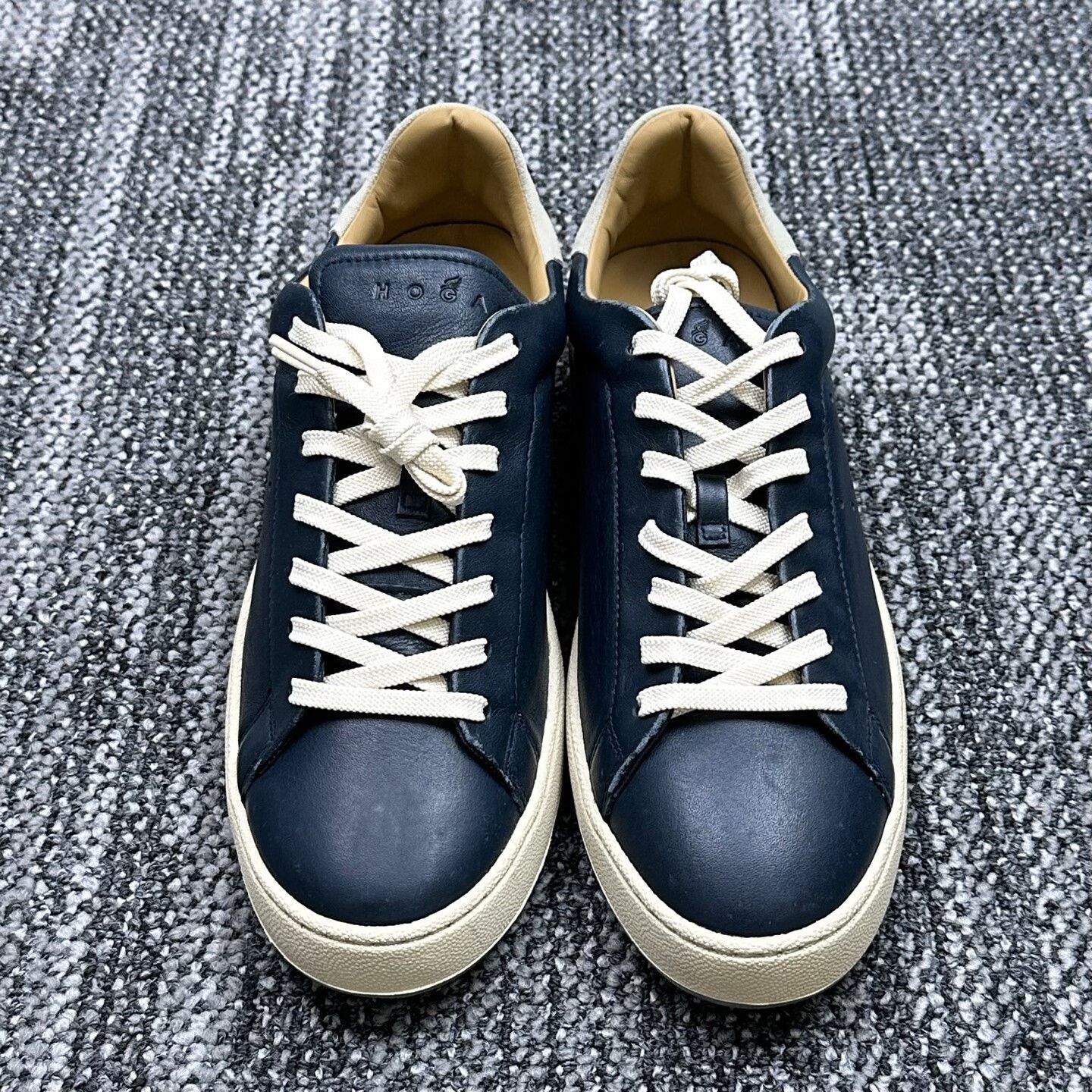 Hogan Hogan H672 Blue Leather Sneakers 7 Size US 8 / EU 41 - 3 Thumbnail