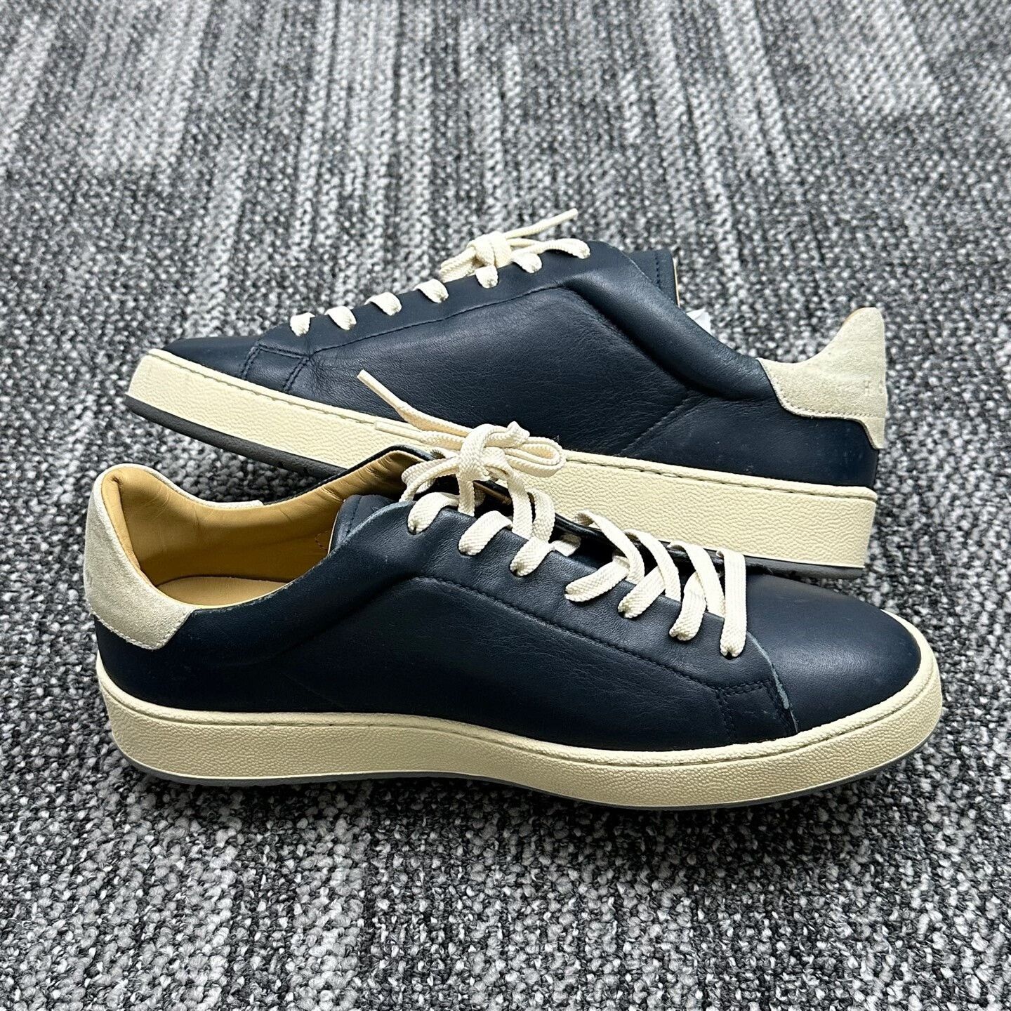 Hogan Hogan H672 Blue Leather Sneakers 7 Size US 8 / EU 41 - 6 Thumbnail