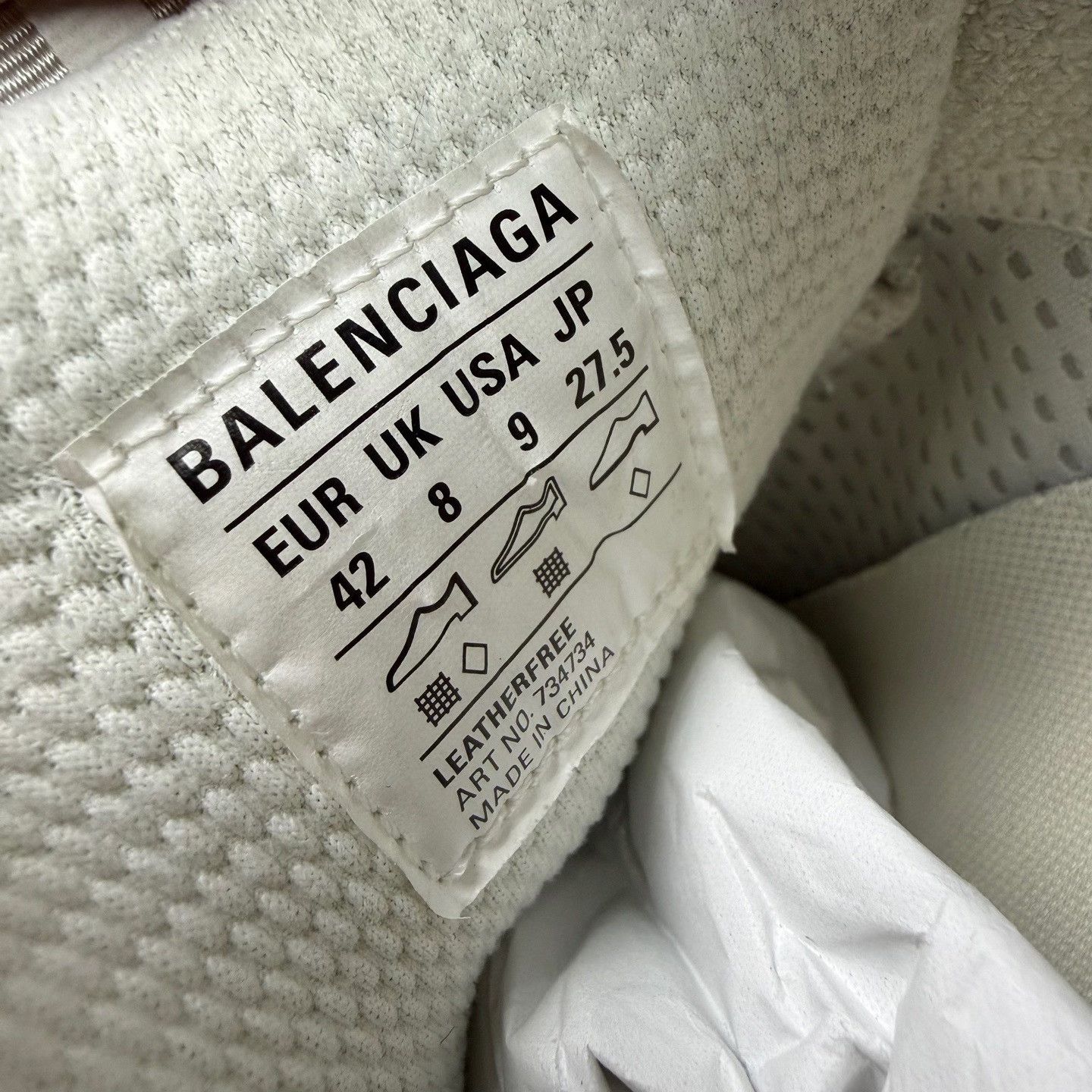 Balenciaga Balenciaga 3XL Distressed Low-Top Sneakers 42 Size US 9 / EU 42 - 9 Thumbnail