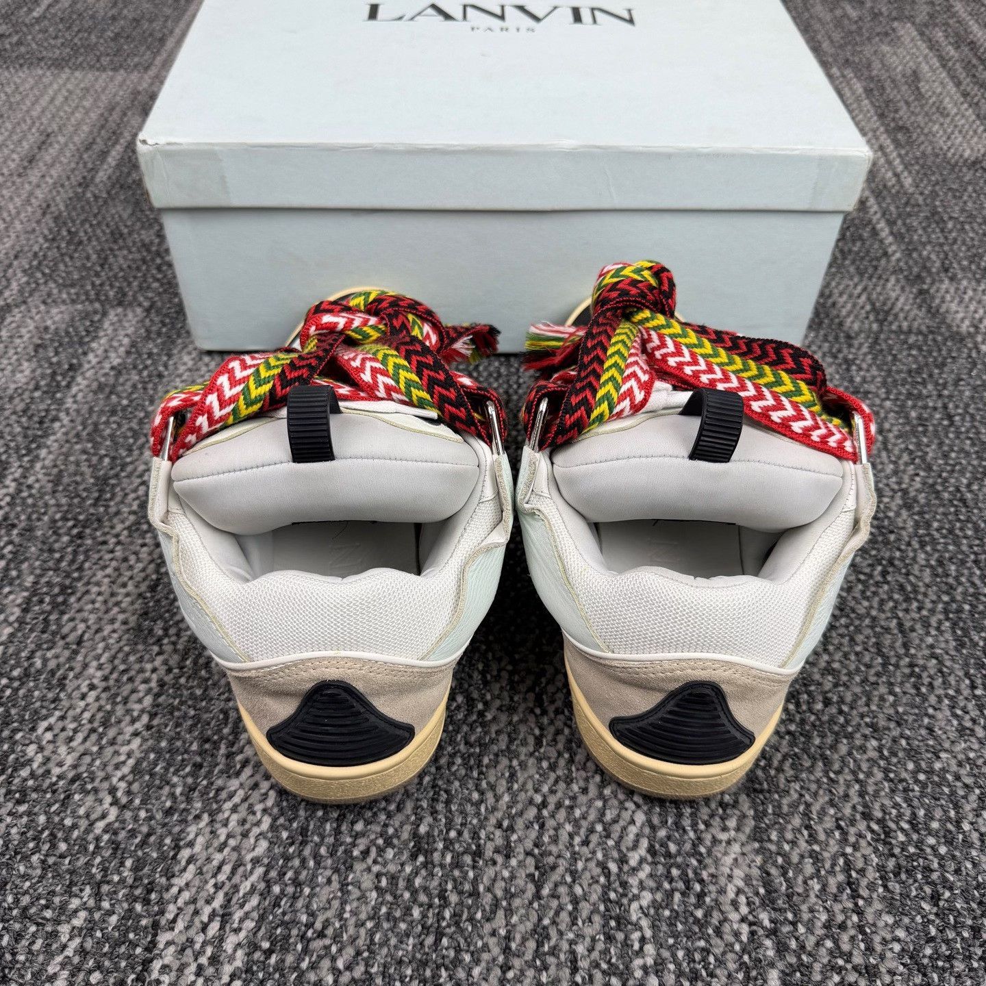 Lanvin Lanvin Curb Leather Paneled Sneakers 41 Size US 8 / EU 41 - 4 Thumbnail