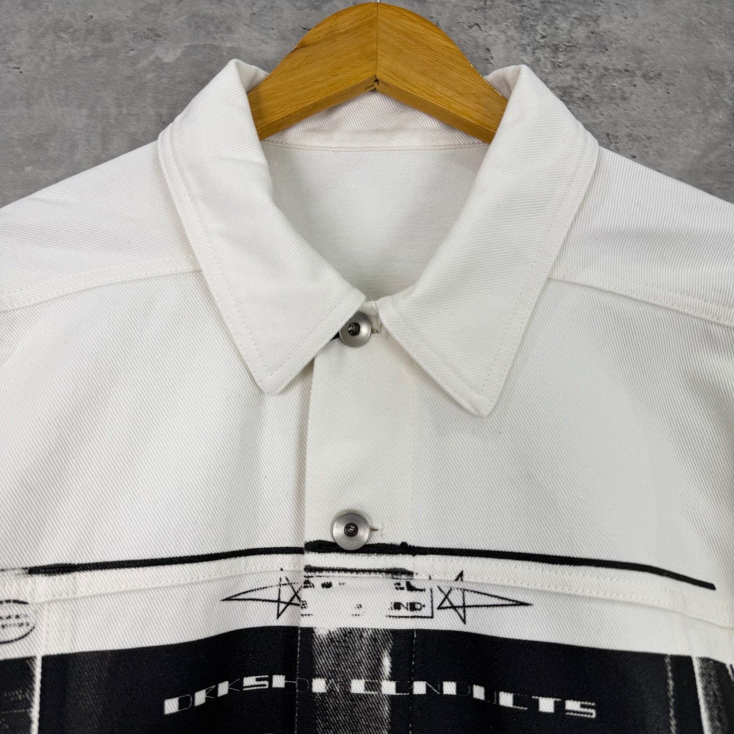 Rick Owens Rick Owens DRKSHDW Graphic Jumbo Worker Jacket XS Size US XS / EU 42 / 0 - 5 Thumbnail