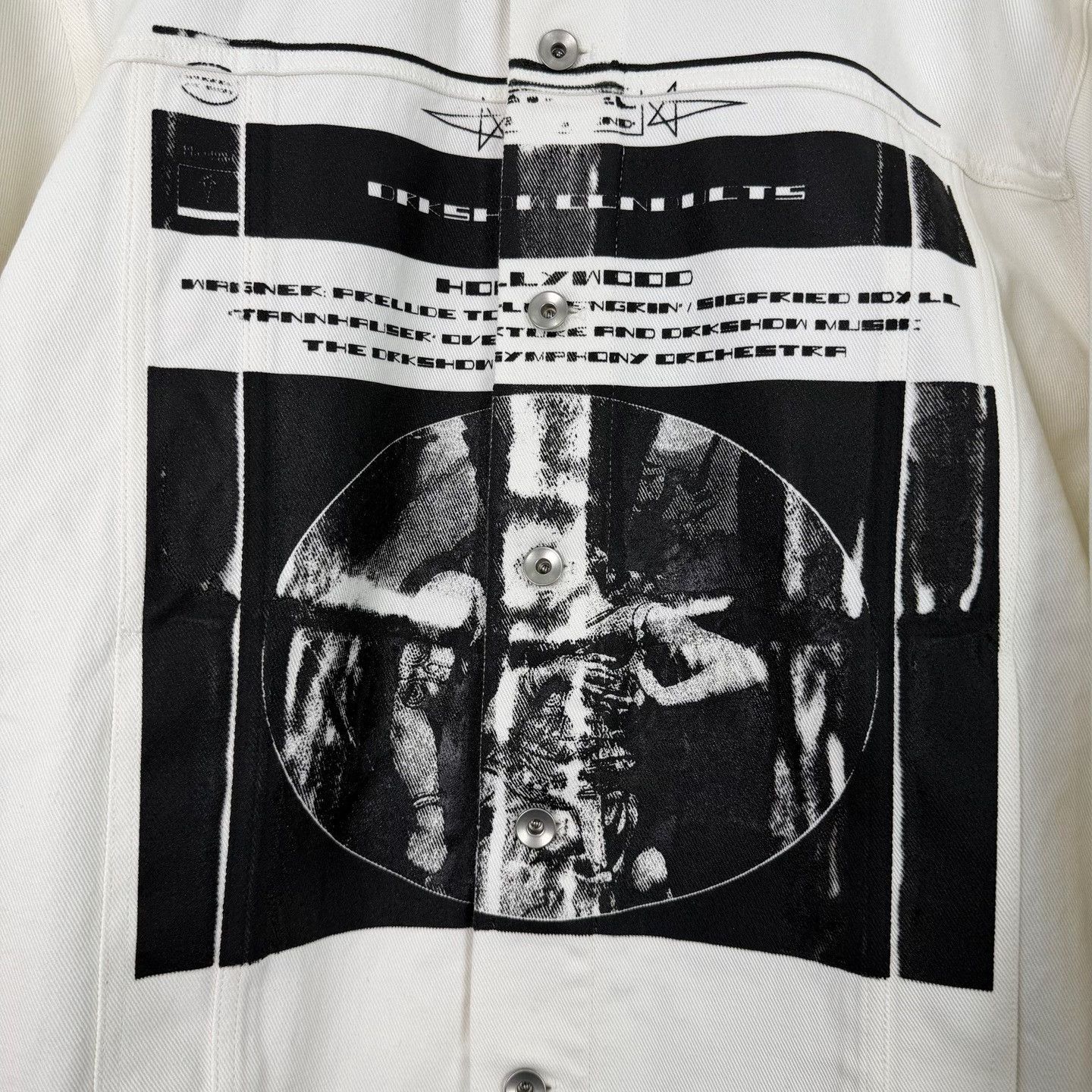 Rick Owens Rick Owens DRKSHDW Graphic Jumbo Worker Jacket XS Size US XS / EU 42 / 0 - 6 Thumbnail