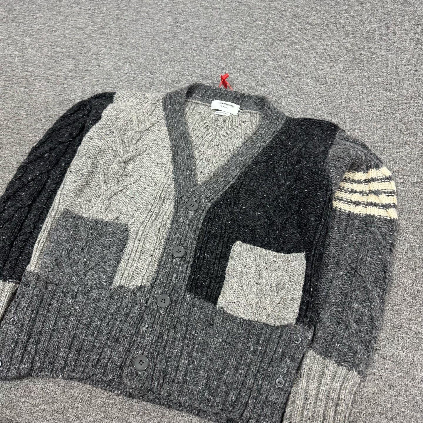 Thom Browne Thom Browne Patchwork 4-Bar Cardigan 1 Size US S / EU 44-46 / 1 - 5 Thumbnail