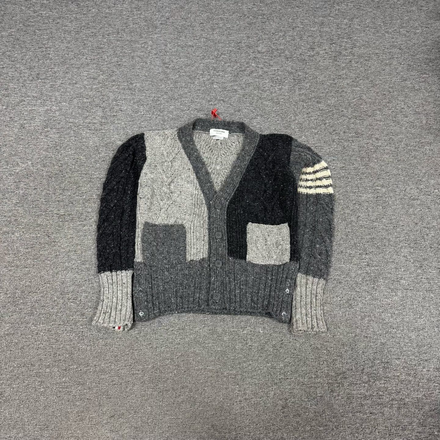 Thom Browne Thom Browne Patchwork 4-Bar Cardigan 1 Size US S / EU 44-46 / 1 - 2 Thumbnail