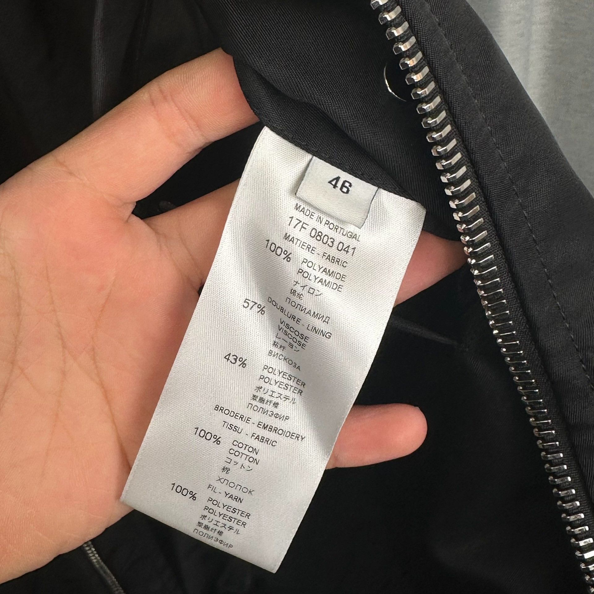 Givenchy Givenchy Red Triangle Eye Embroidery MA-1 Bomber Jacket 46 Size US S / EU 44-46 / 1 - 5 Thumbnail
