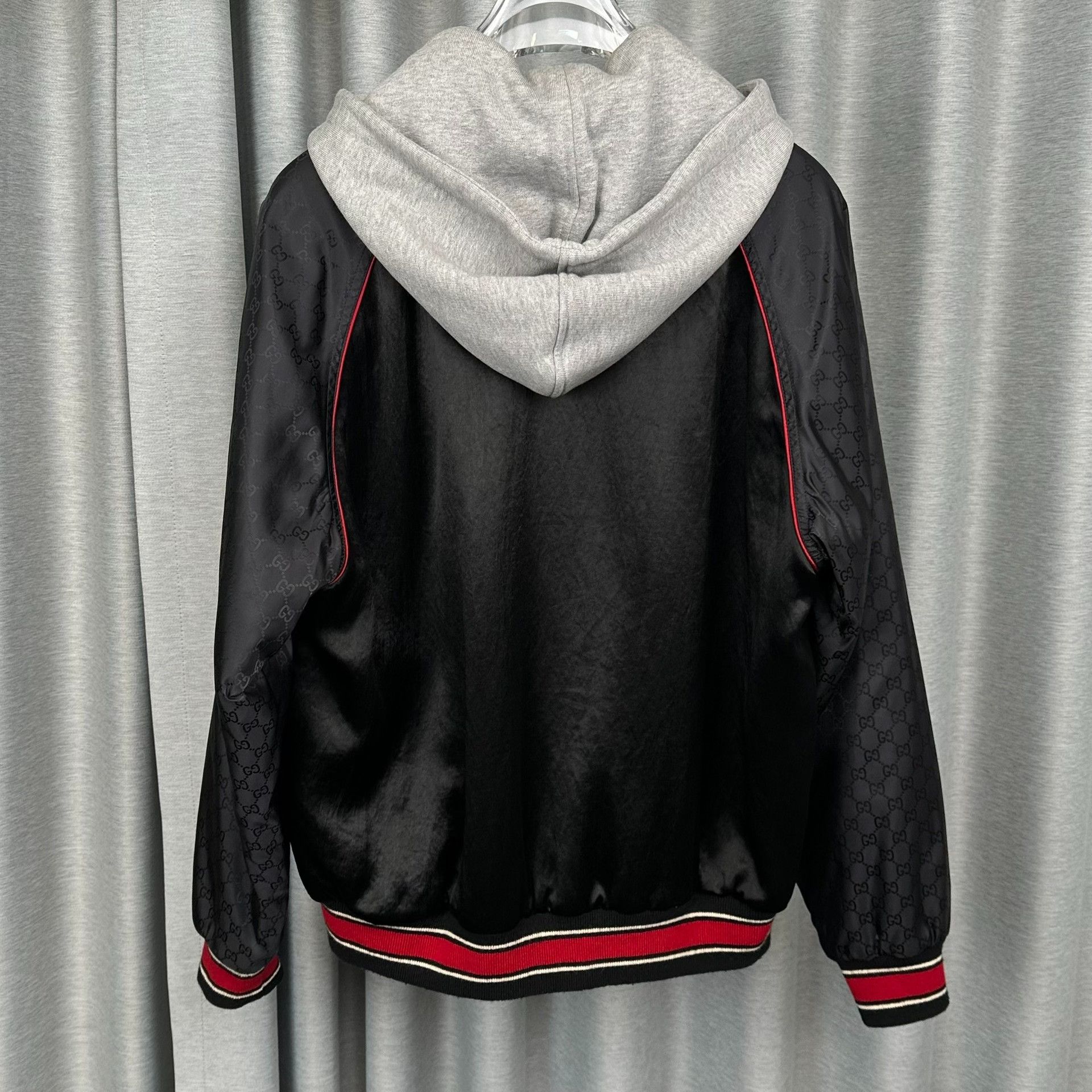 Gucci Gucci GG Monogram Hooded Bomber Jacket 44 Size US S / EU 44-46 / 1 - 3 Thumbnail