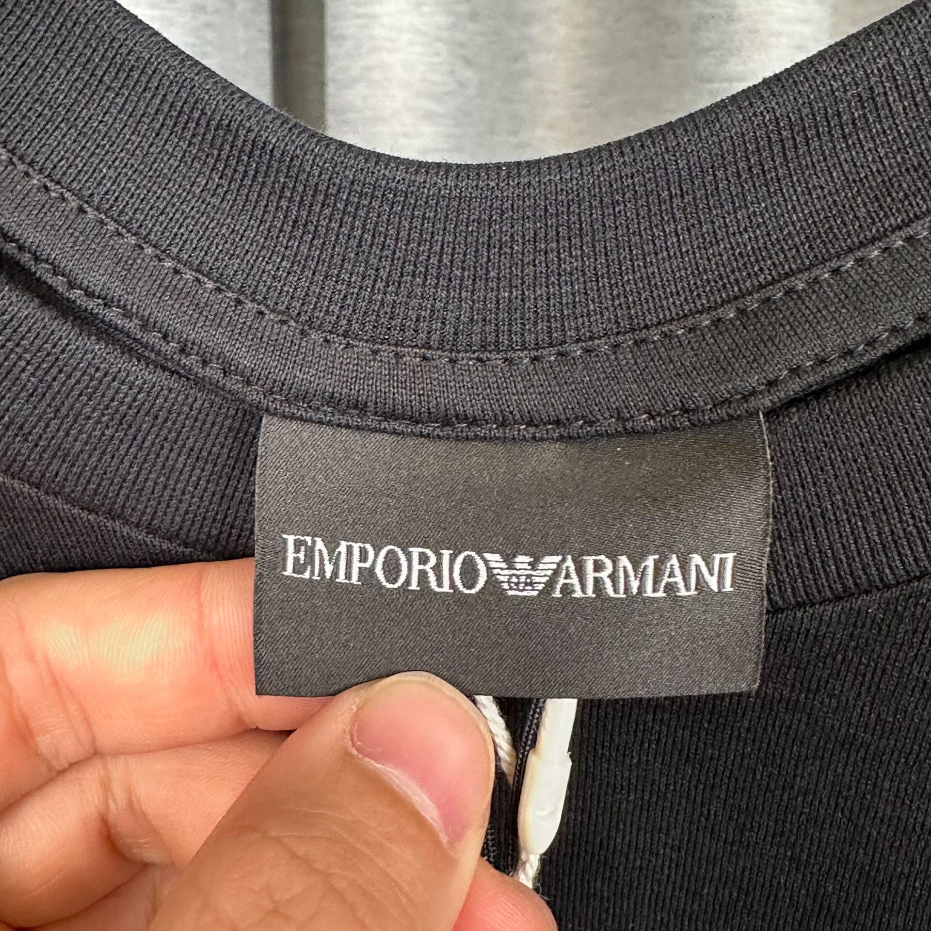 Emporio Armani Emporio Armani Striped Eagle Logo T-Shirt US S Size US S / EU 44-46 / 1 - 3 Thumbnail
