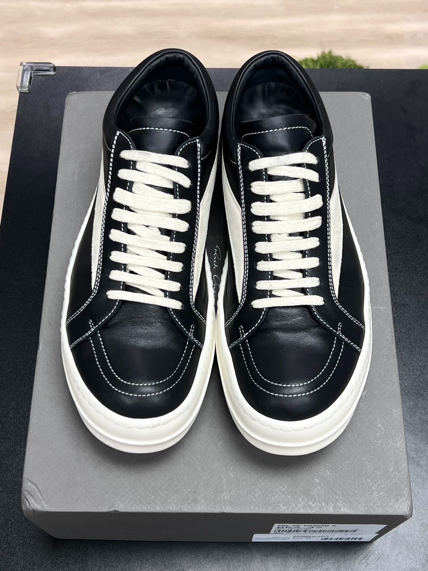 Rick Owens Rick Owens Black Lowtop Sneakers 9 Men Size US 9 / EU 42 - 3 Thumbnail