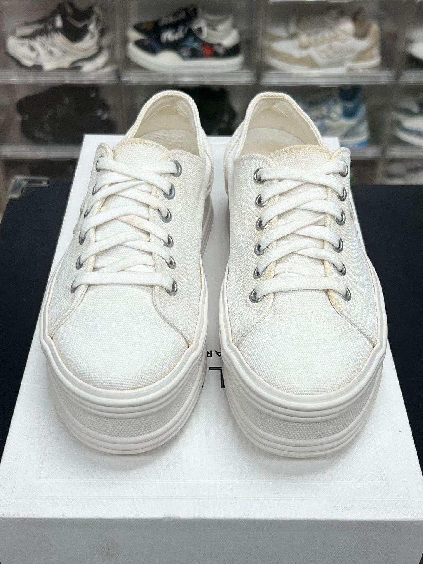Celine Celine White Lowtop Sneakers us_6 Women Size US 6 / IT 36 - 2 Thumbnail