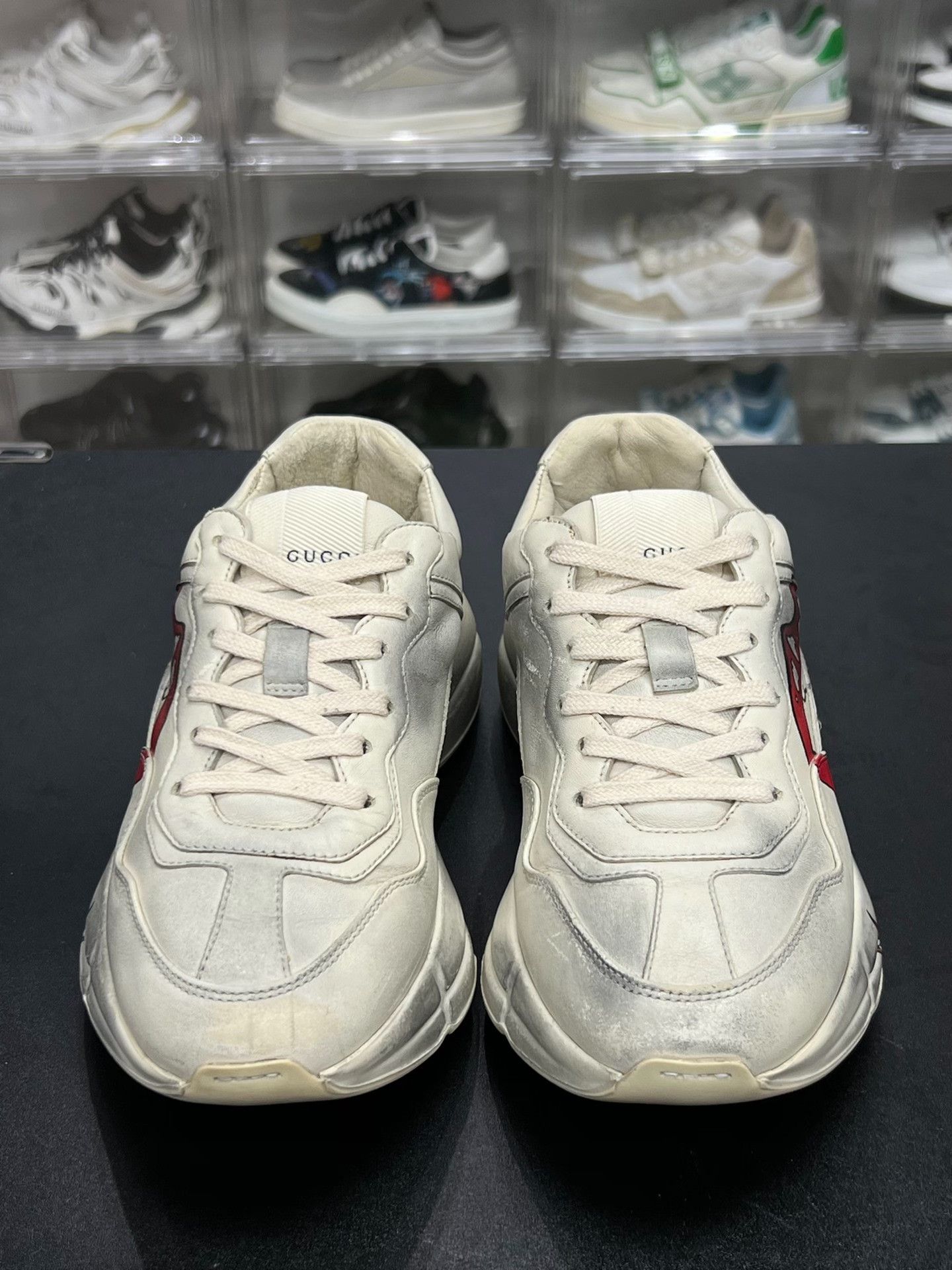 Gucci Gucci Distressed Lowtop Sneakers us_6-5 Women Size US 6.5 / IT 36.5 - 2 Thumbnail