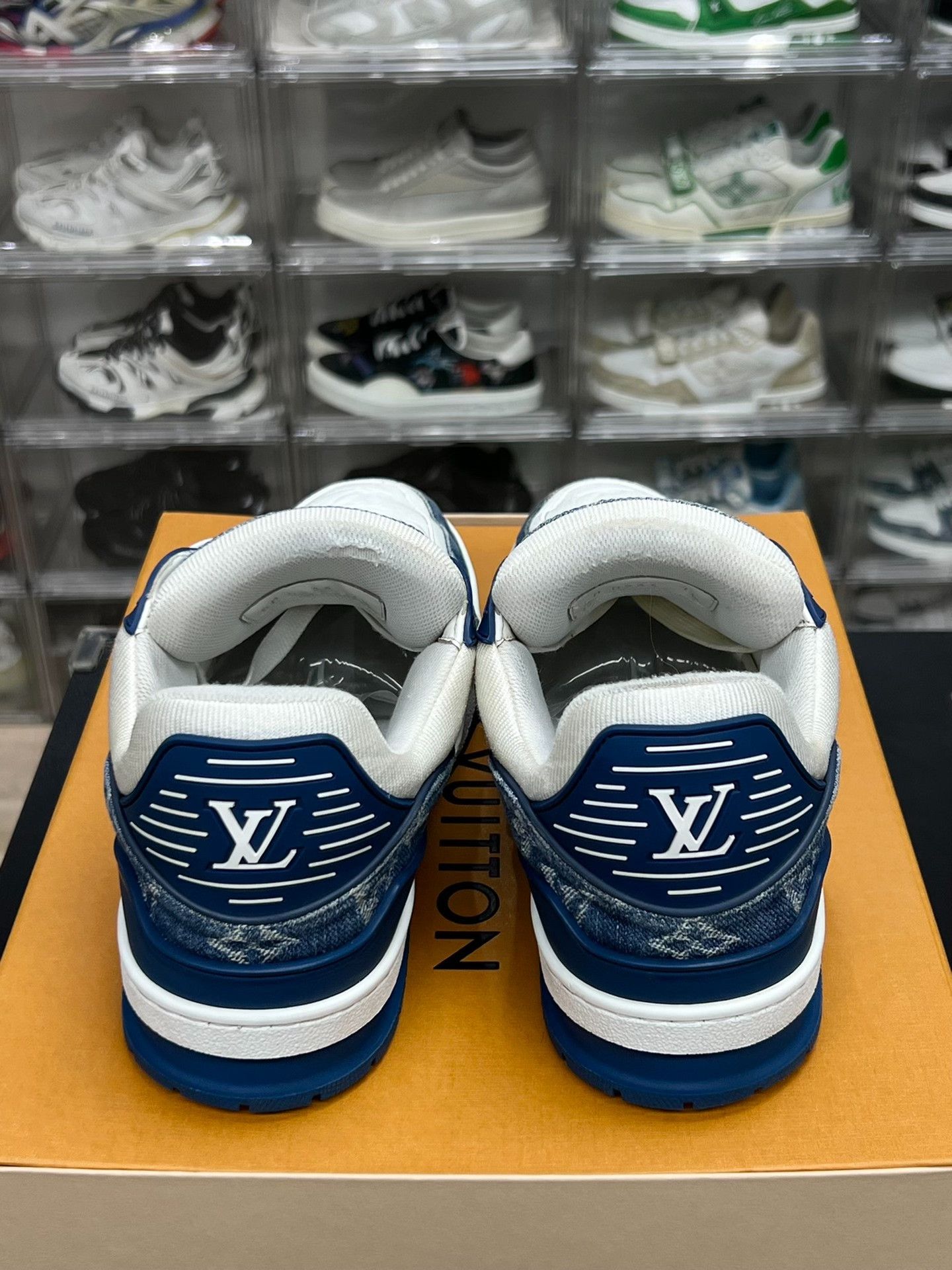 Louis Vuitton Louis Vuitton Training Denim Blue Lowtop Sneakers 8.5 Men Size US 8.5 / EU 41-42 - 7 Thumbnail