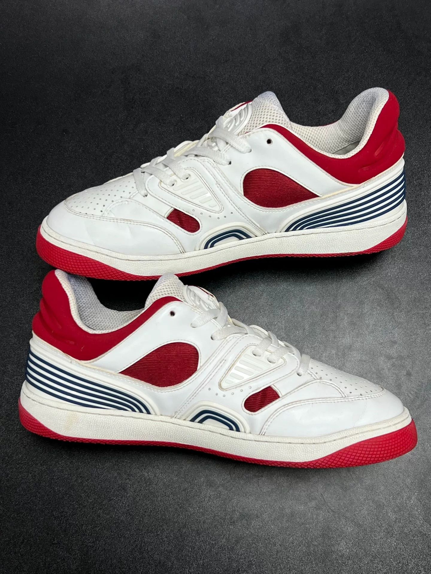 Gucci Gucci Red Lowtop Sneakers 8 Men Size US 8 / EU 41 - 6 Thumbnail